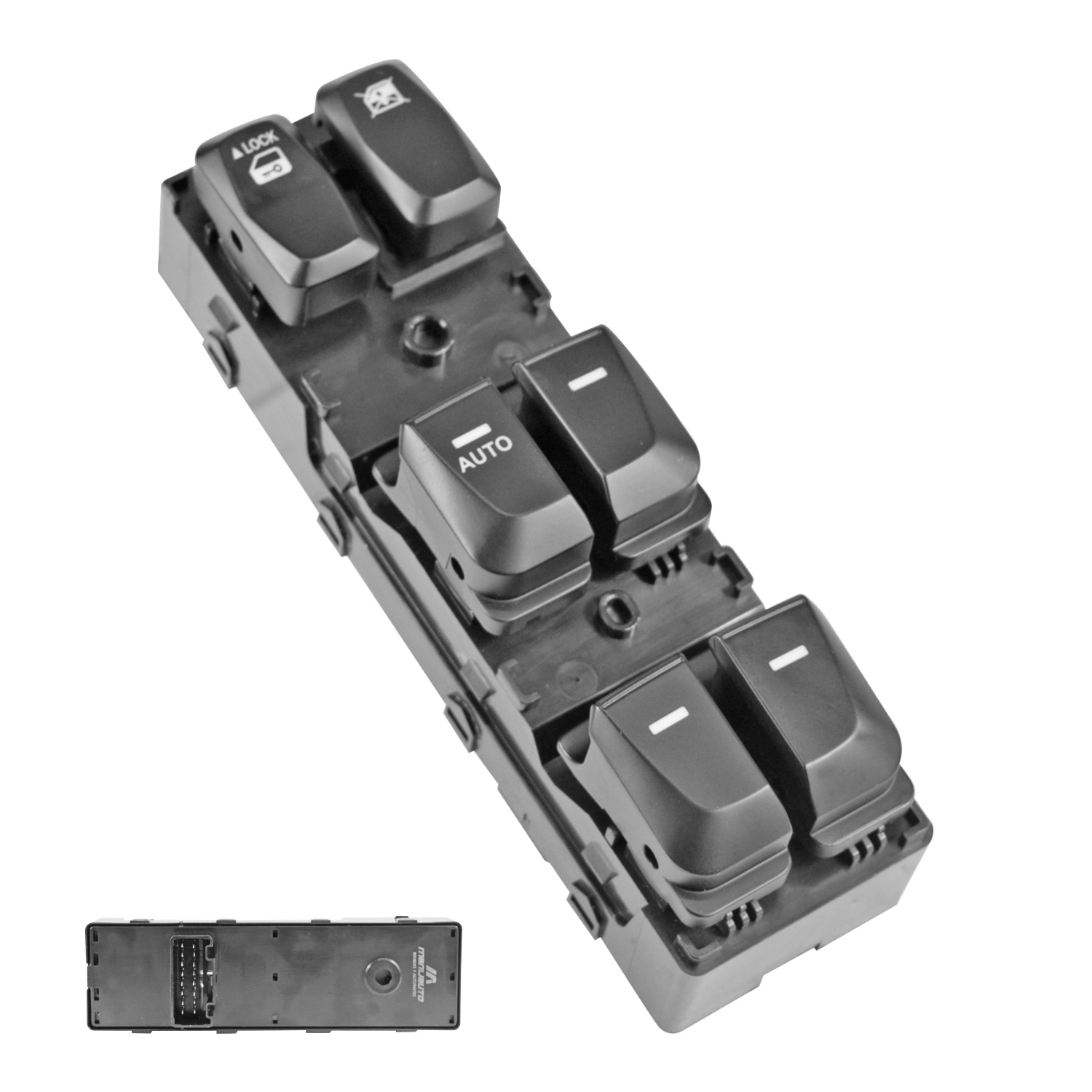 Control Electrico Hy Ix35 09-15  De Elevador 16 Pins 6 Teclas Negro 12Vcc Manijauto