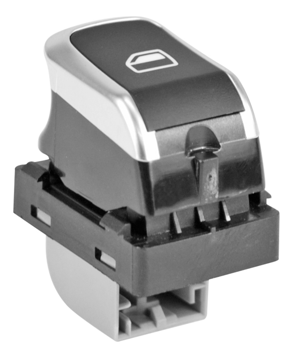 Control Electrico Ad A4 07-15/A5 07-16/Q3 08-19  De Elevador 4 Pins 1 Tecla Negro Filo Plata 12Vcc Manijauto