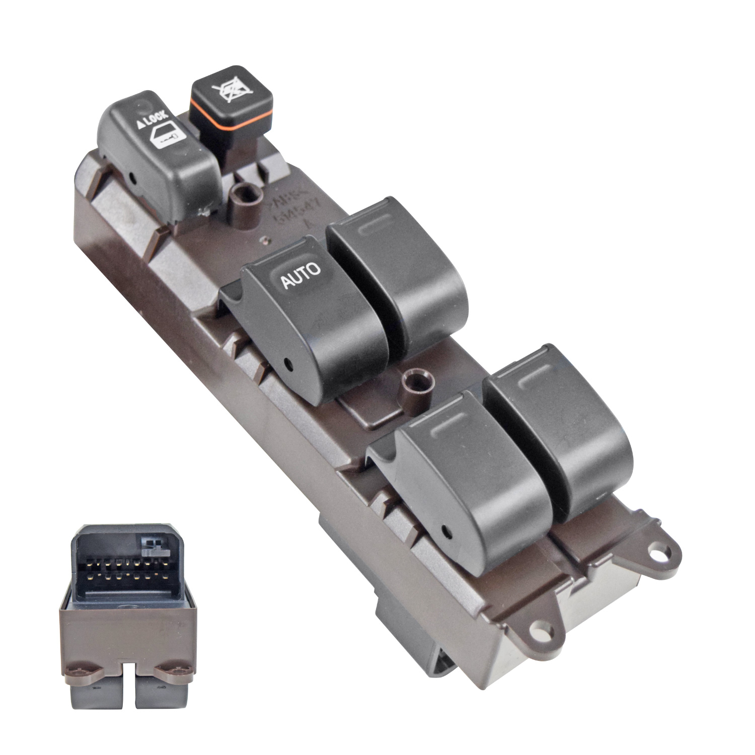 Control Electrico Ty Hilux Vigo 05-15  De Elevador 14 Pins 6 Teclas Negro 12Vcc Manijauto Delantero Izquierdo