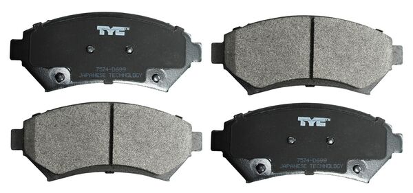 Balata Delantera Venture 1997-2005/Impala 2000-2005 Semimetalica Jgo