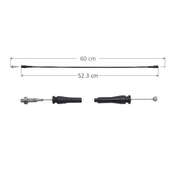 Chicote Cerradura Fd F-150/F-250 97-08/Lobo 97-03/Expedition 97-02  Para Cabina Y Media 60 Cm Hushan Superior Derecha/Izquierda