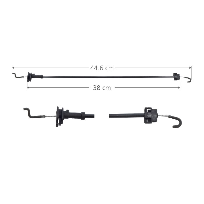 Chicote Cerradura Cv Corsa 00-08/Tornado 04-11  44.6Cm Hushan
