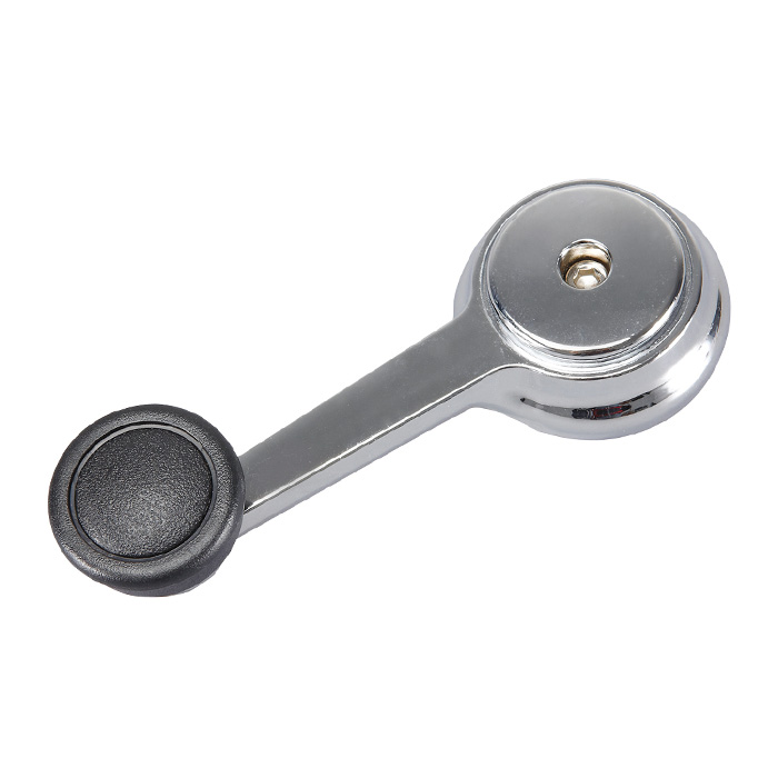 Manija De Elevar Jp Wrangler 87-91/Cherokee 74-84/Wagoneer 75-83  Perilla Negra Zinc Cromo Hushan