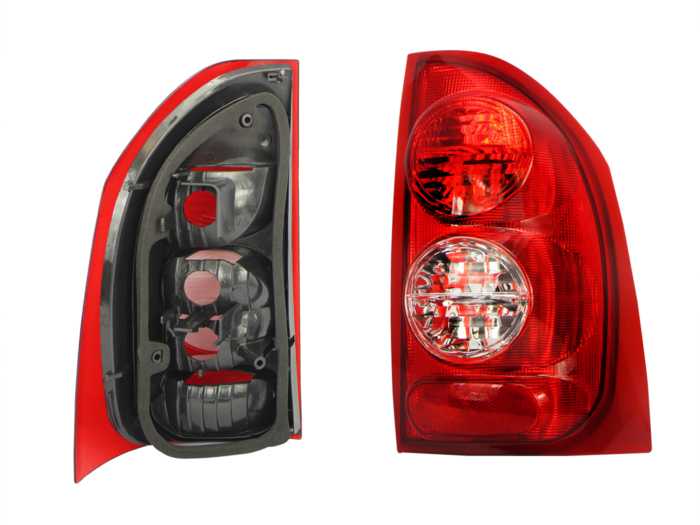 Calavera Der S/Arnes (Rojo/Blanco) Chevrolet Tornado 2004 2011