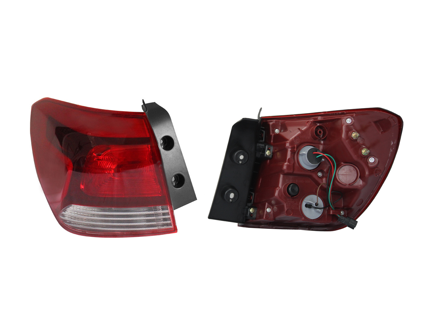 Calavera Izq Ext S/Arnes 5Ptas (Rojo/Blanco) Kia Rio H-Back 2018 2023