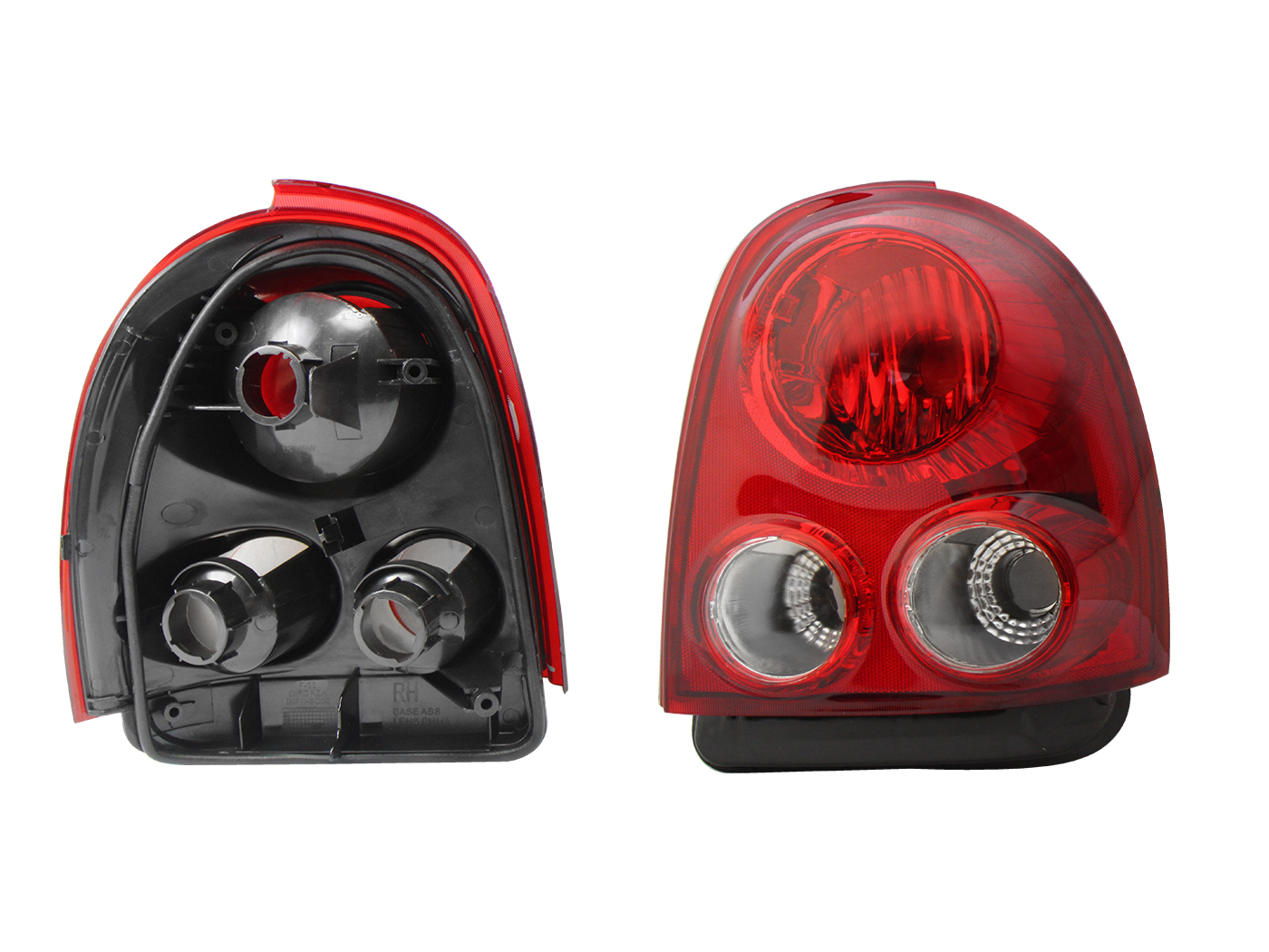 Calavera Der S/Arnes (Rojo/Blanco/Blanco) Chevrolet Chevy C-2 3Ptas 2004 2008