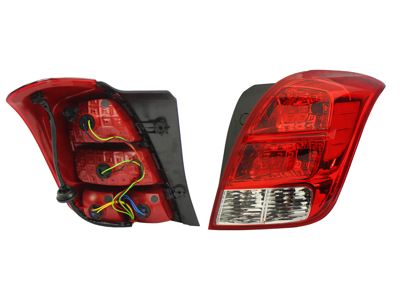 Calavera Der S/Arnes (Rojo/Rojo/Blanco) Chevrolet Trax 2013 2020