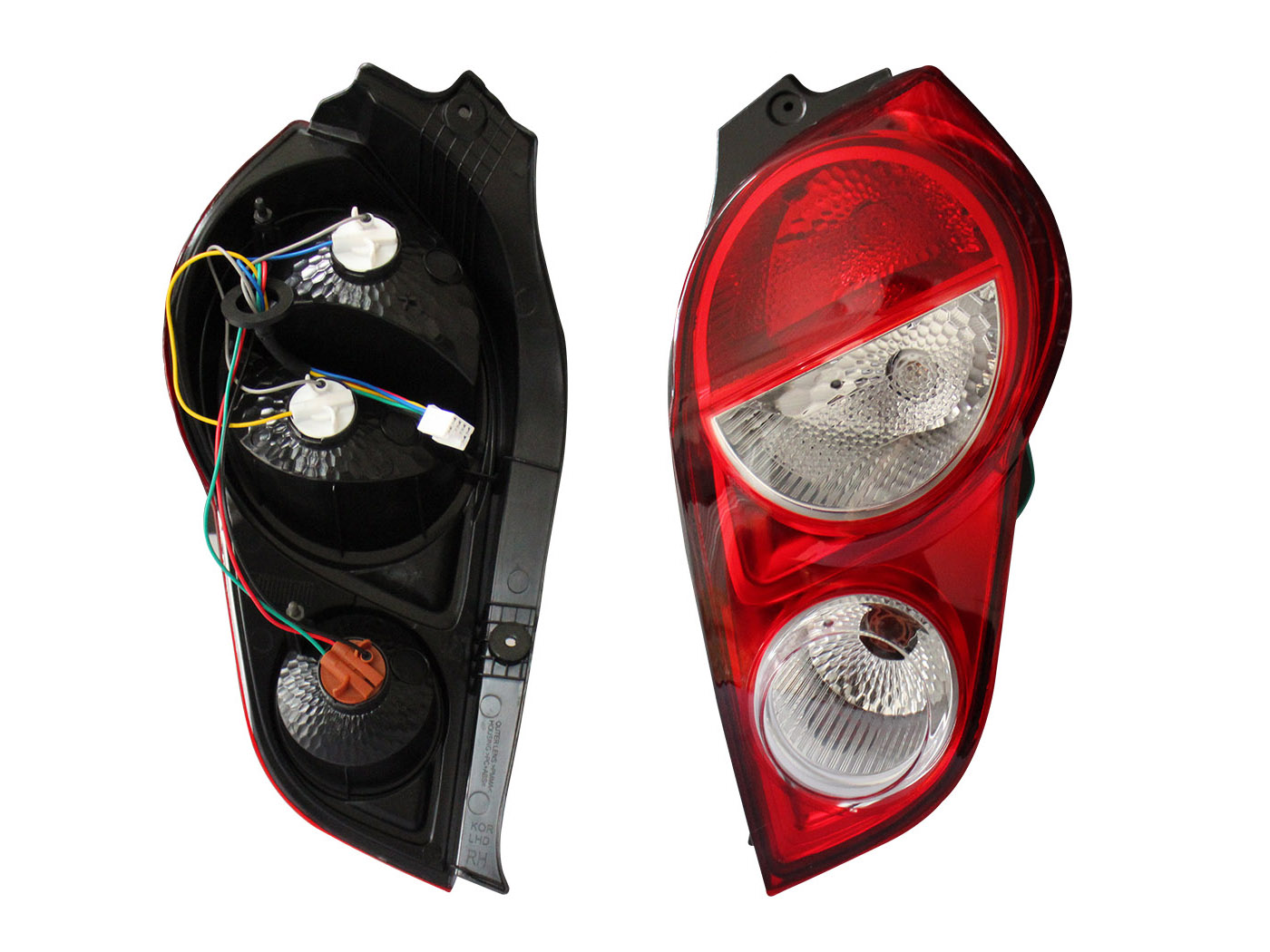 Calavera Der C/Arnes (Rojo/Blanco/Blanco) Chevrolet Spark Classic 2013 2017