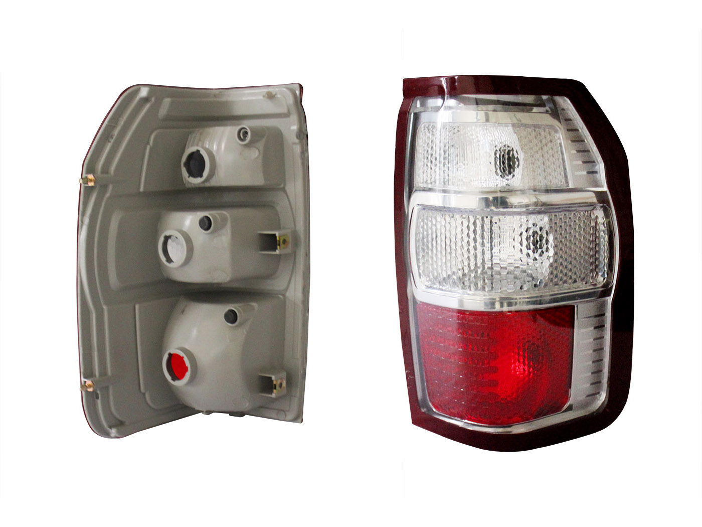 Calavera Der S/Arnes (Blanco/Blanco/Rojo) Ford Ranger 2010 2012