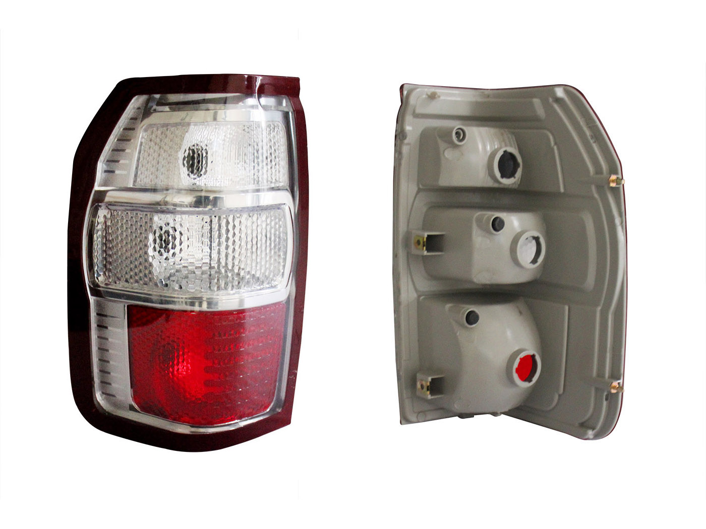 Calavera Izq S/Arnes (Blanco/Blanco/Rojo) Ford Ranger 2010 2012