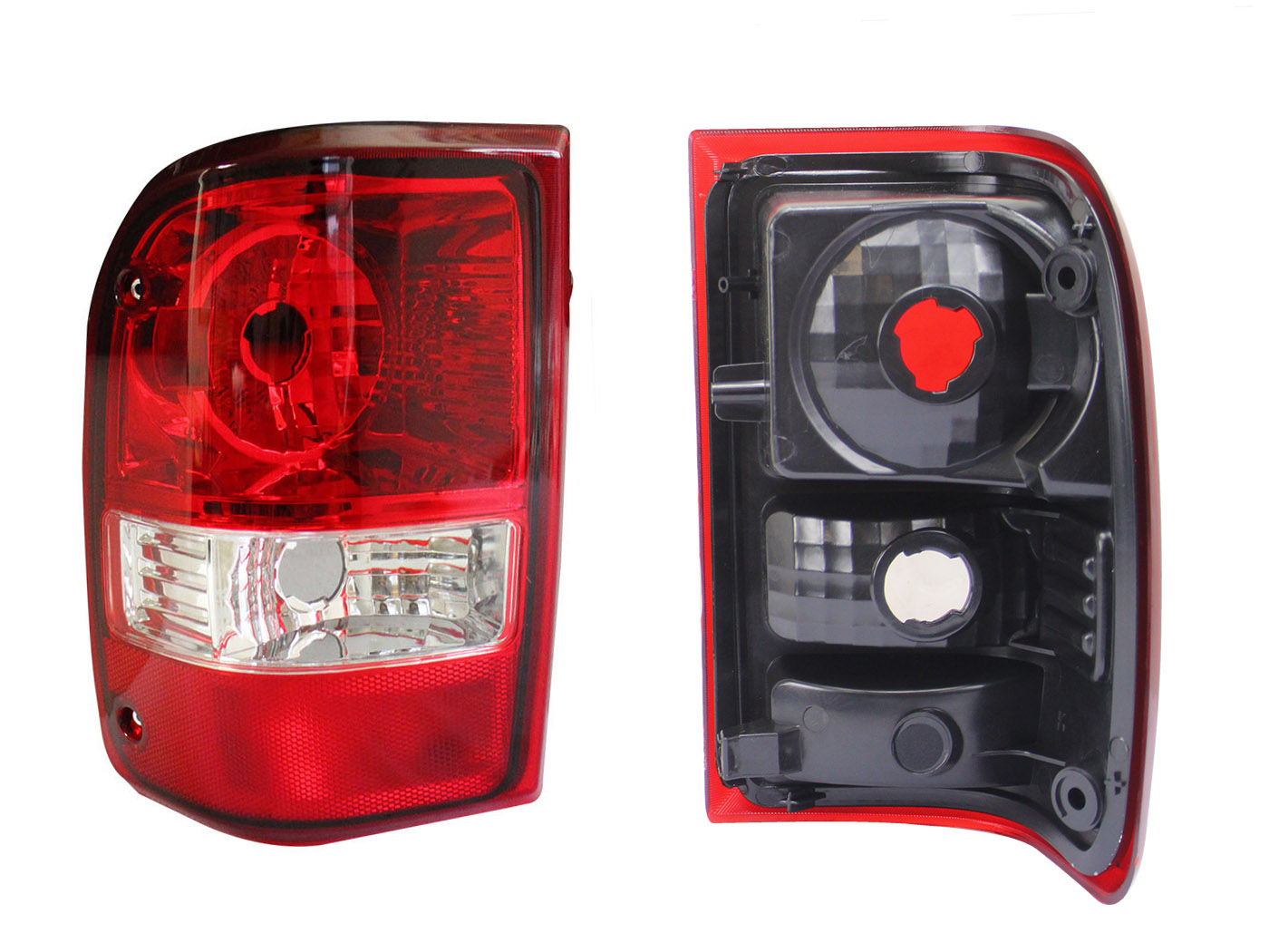 Calavera Izq S/Arnes Clara (Rojo/Blanco/Rojo) Ford Ranger Usa 2005 2009