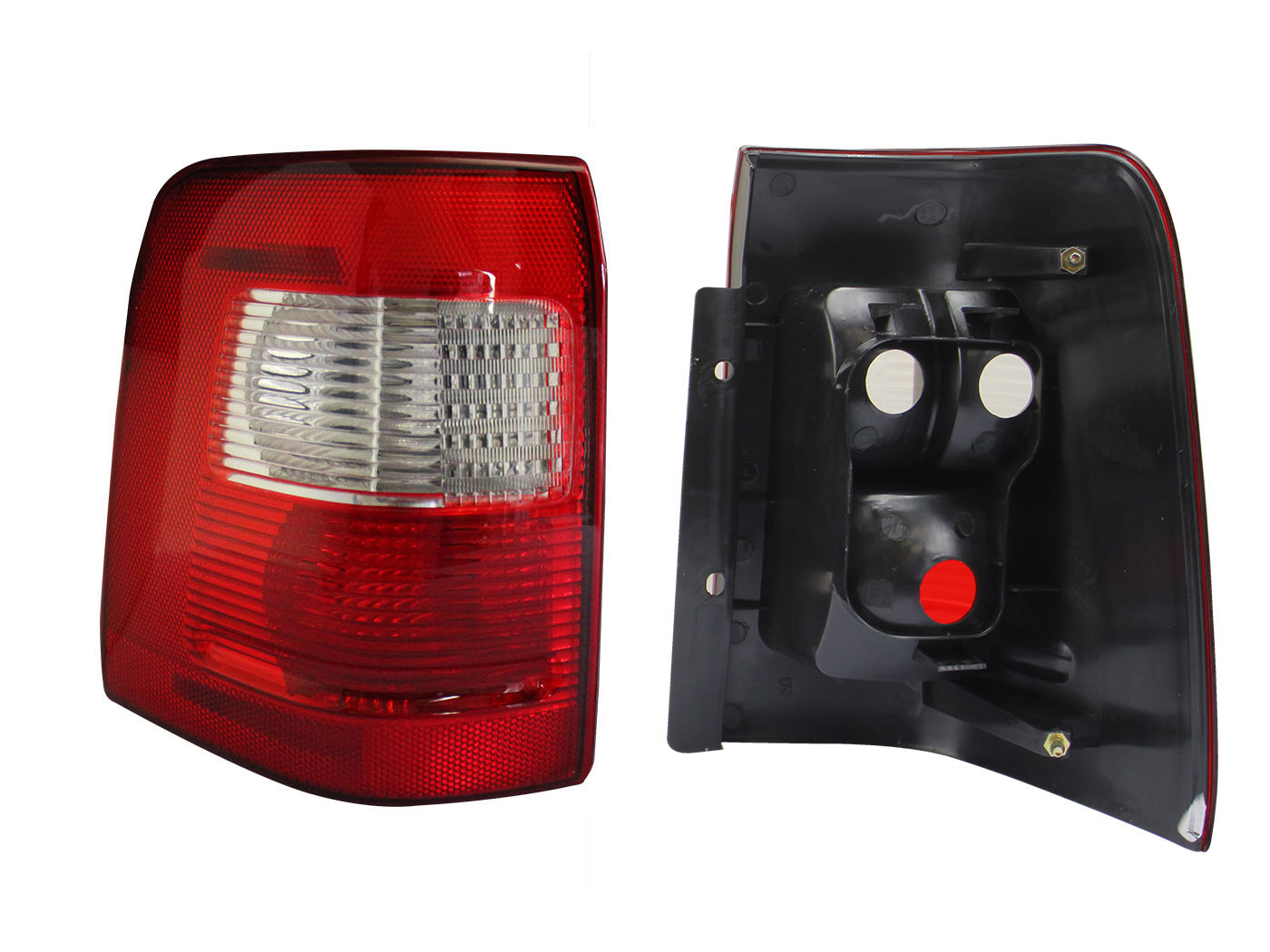 Calavera Izq S/Arnes Clara (Rojo/Blanco) Ford Ecosport 2004 2007