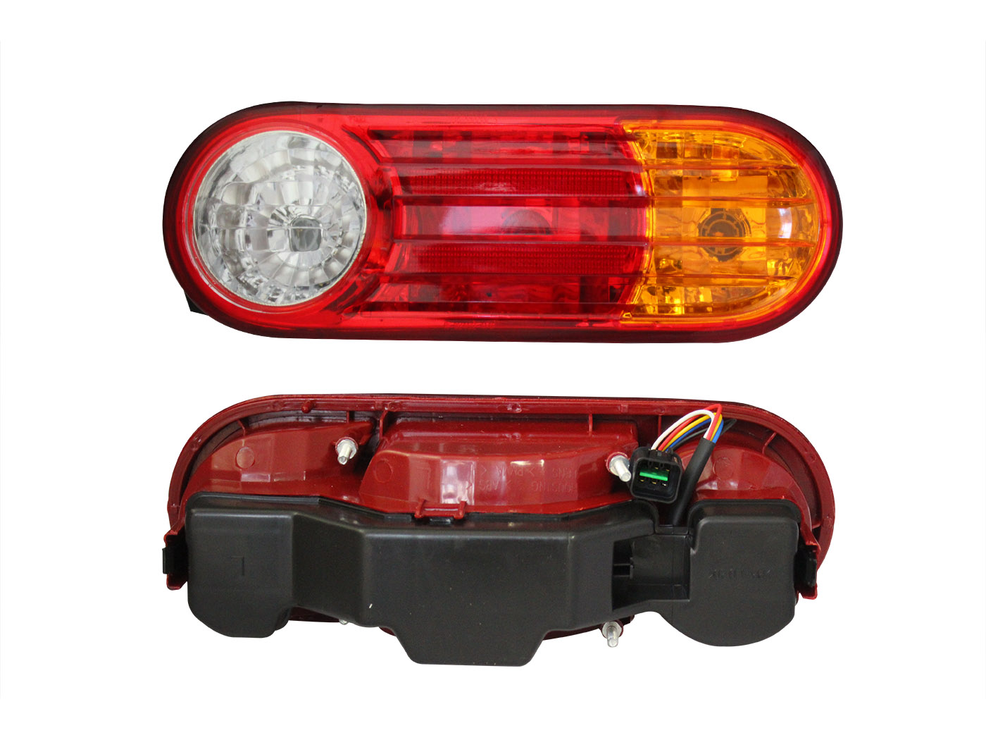 Calavera Der C/Arnes (Blanco/Rojo/Ambar) Chrysler / Dodge H-100 2006 2010