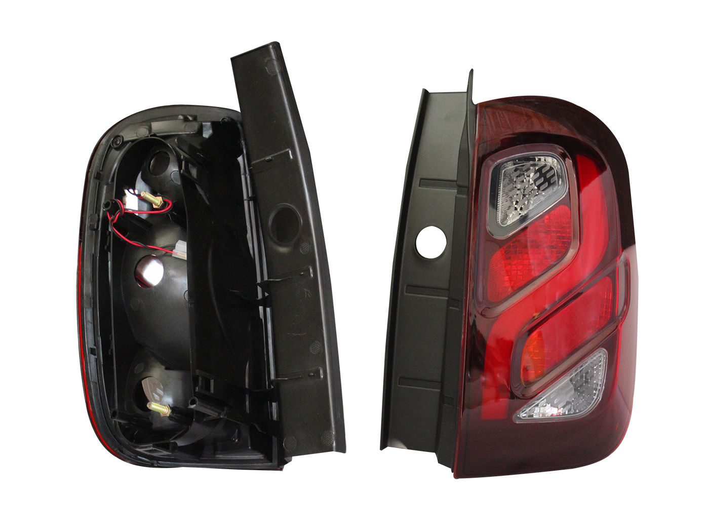 Calavera Der S/Arnes C/Base (Blanco/Rojo/Blanco) Renault Duster 2017 2020