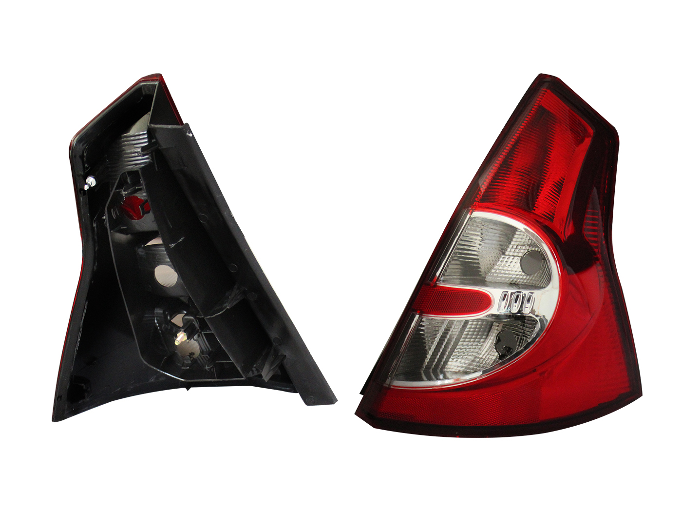 Calavera Der S/Arnes Clara (Rojo/Blanco) Renault Sandero-Stepway 2010 2011