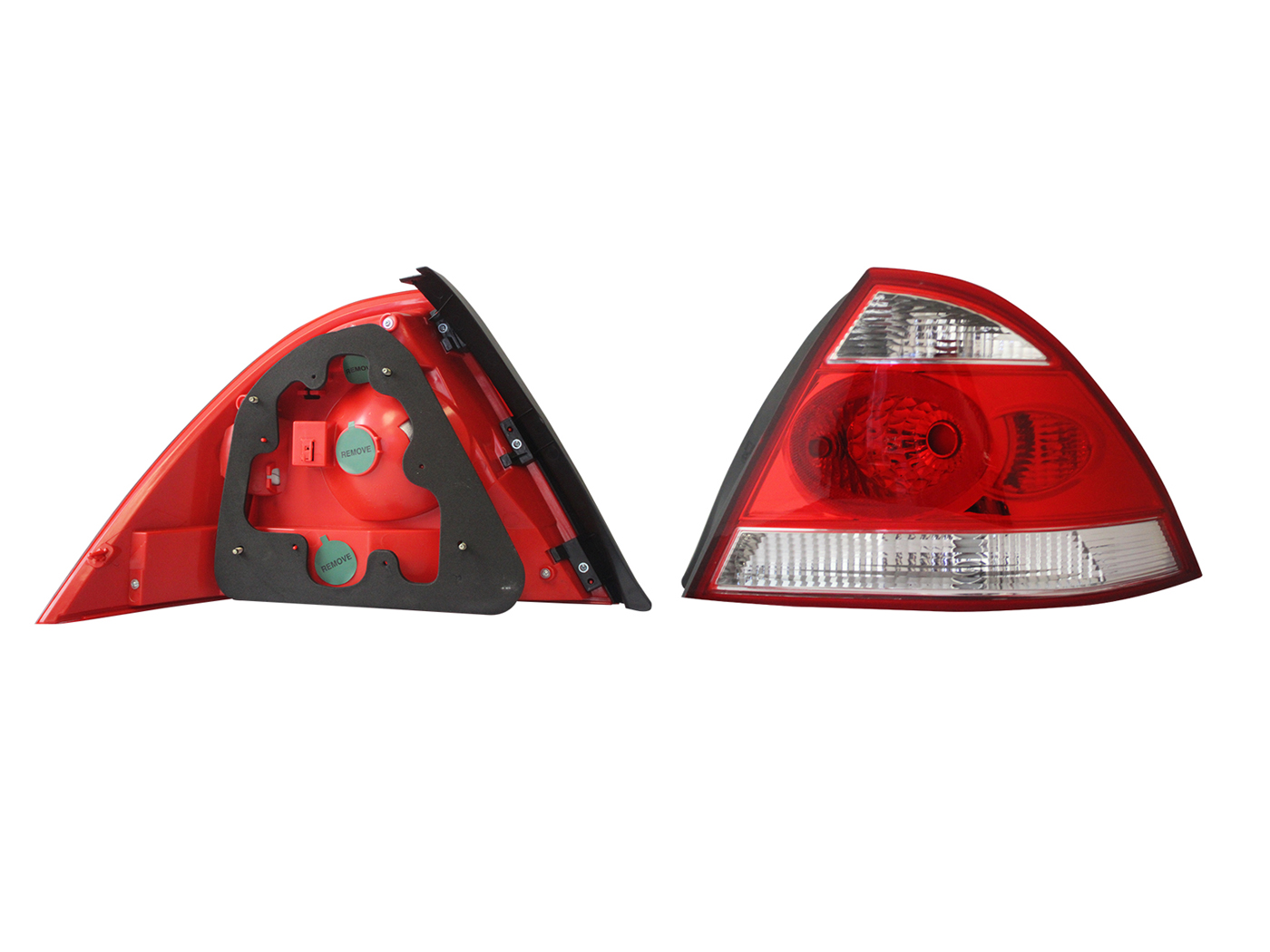 Calavera Der S/Arnes (Blanco/Rojo/Blanco) Renault Scala 2010 2013