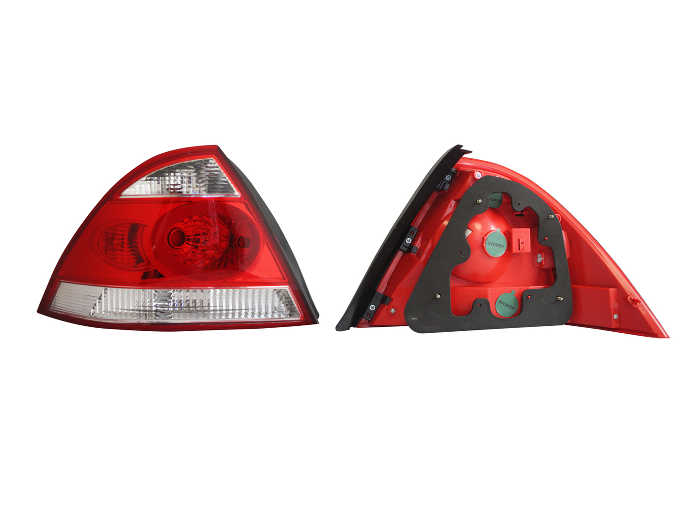 Calavera Izq S/Arnes (Blanco/Rojo/Blanco) Renault Scala 2010 2013