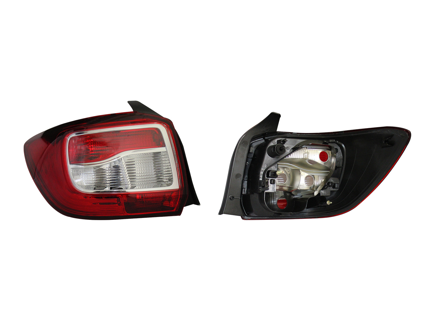 Calavera Izq S/Arnes (Rojo/Blanco/Roja) Renault Logan 2016 2019