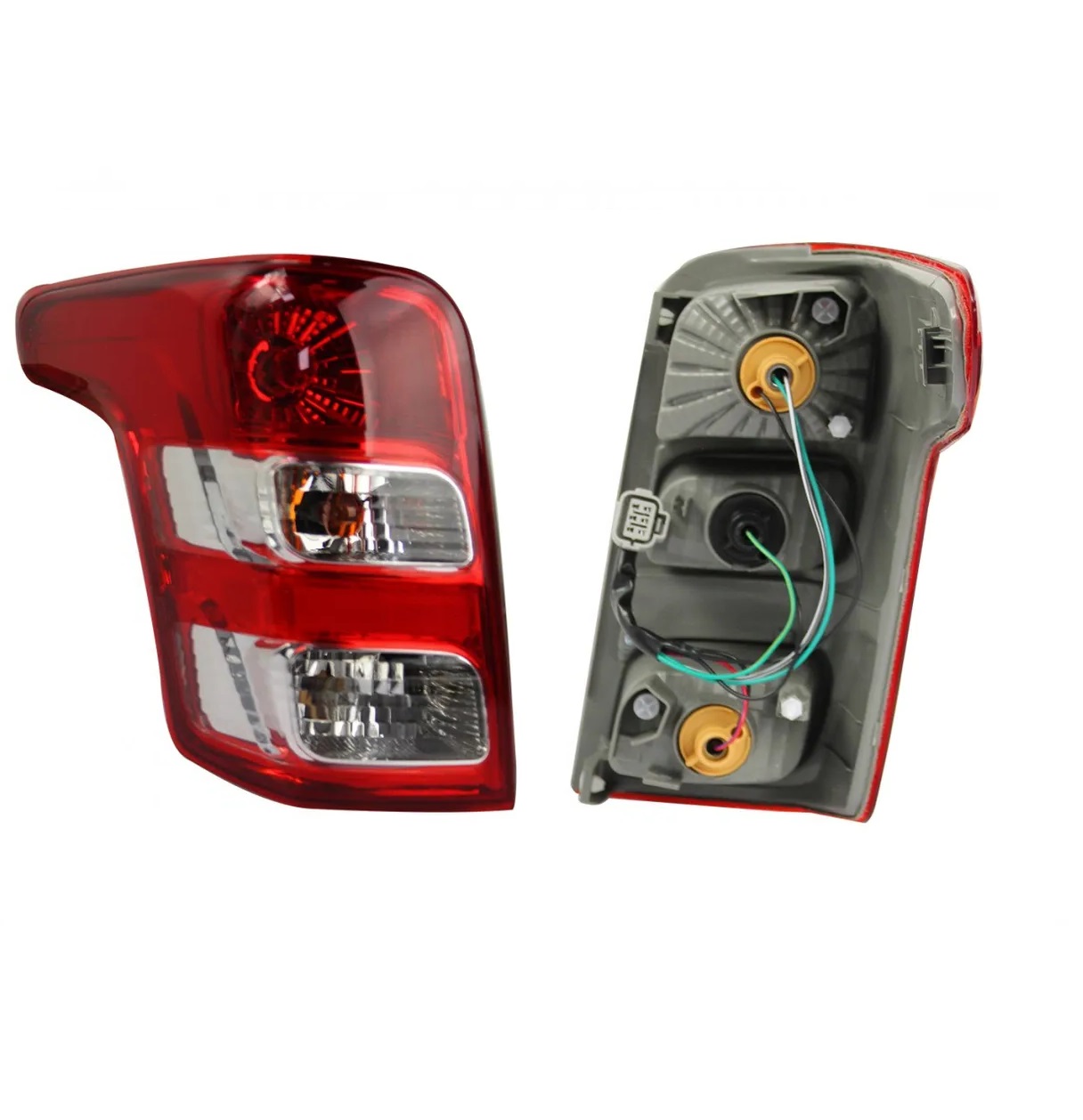 Calavera Izq S/Arnes (Rojo/Blanco/Blanco) Mitsubishi L200 2016 2019