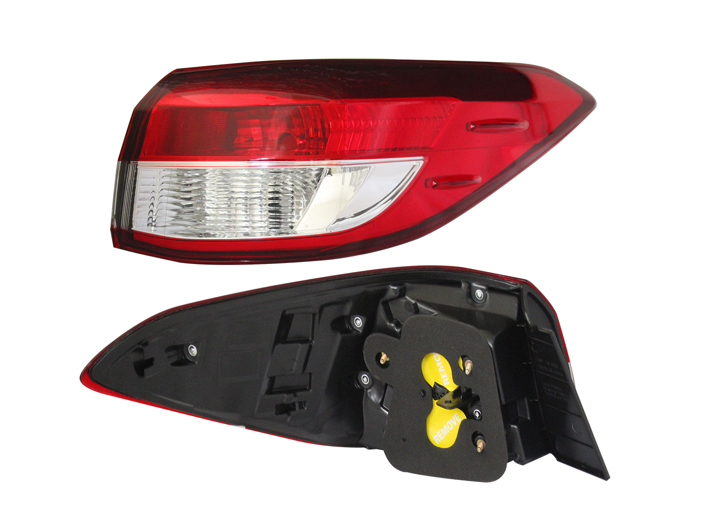 Calavera Der Ext C/Arnes S/Led 4Ptas (Rojo/Blanco) Toyota Yaris Sedan 2018 2022