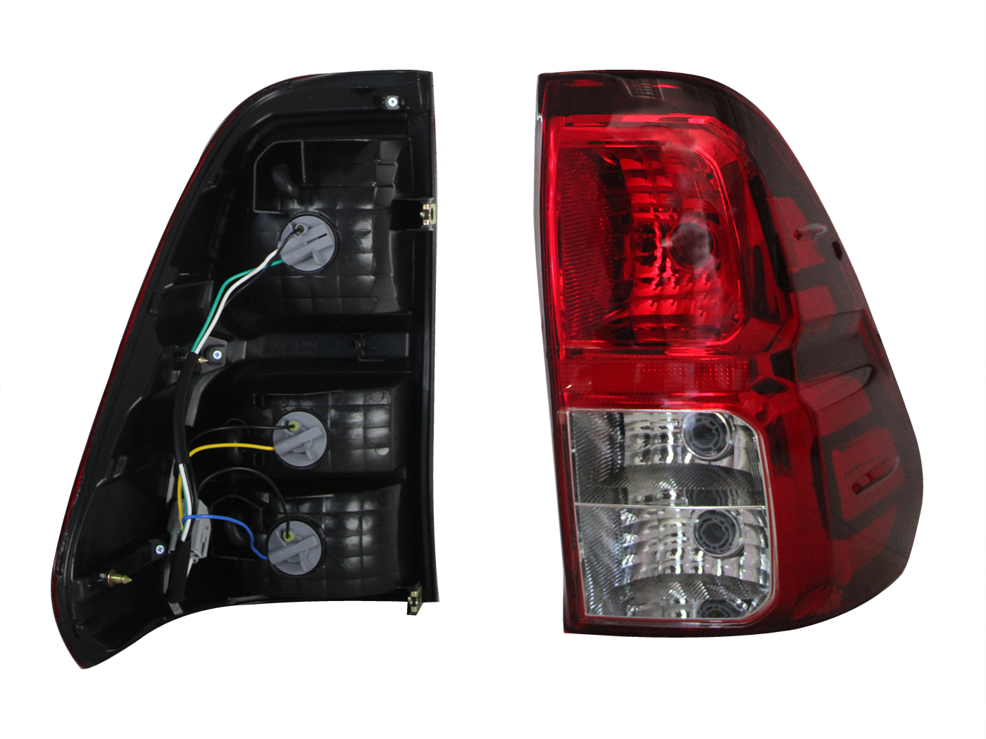 Calavera Der C/Arnes Clara (Sencilla/Lujo) (Rojo/Blanco/Blanco) Toyota Hilux 2/4Wd 2016 2024