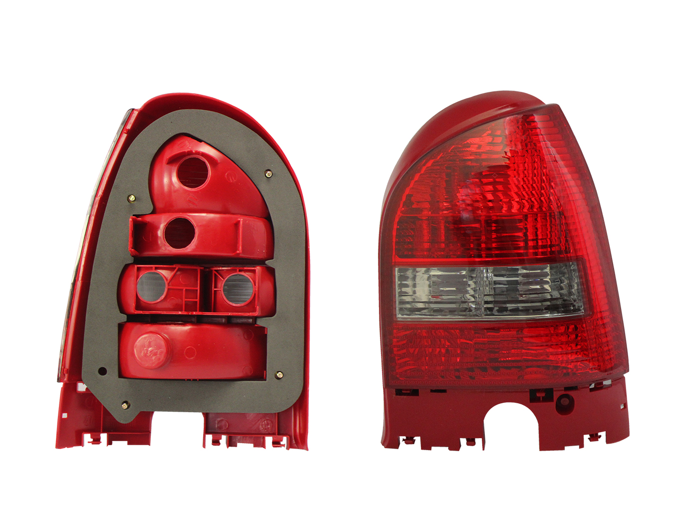 Calavera Der S/Arnes Oscura 5Ptas (Rojo/Humo) Volkswagen Pointer 2000 2005