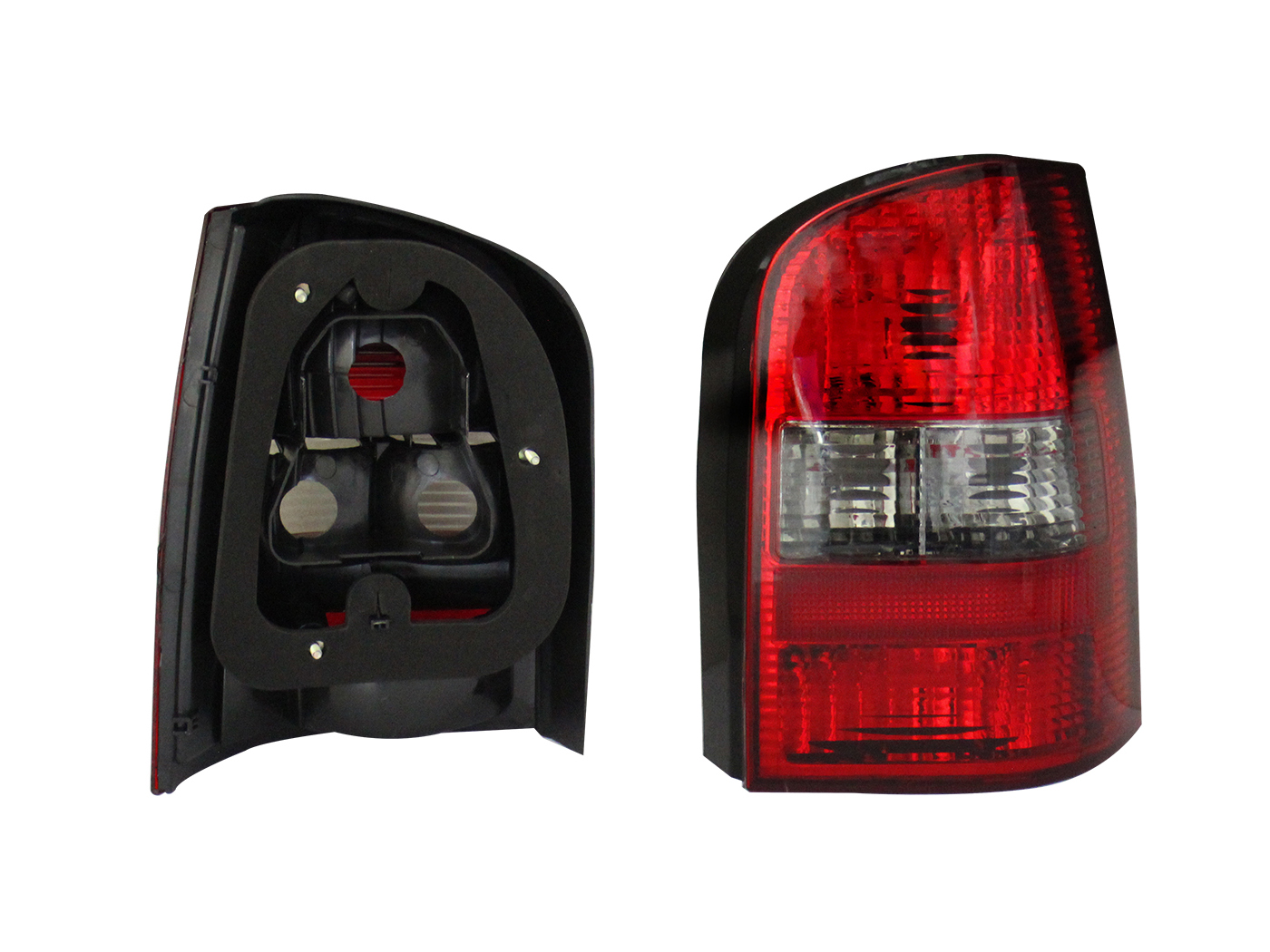 Calavera Der S/Arnes Oscura (Rojo/Humo) Volkswagen Pointer Vagoneta 2000 2003