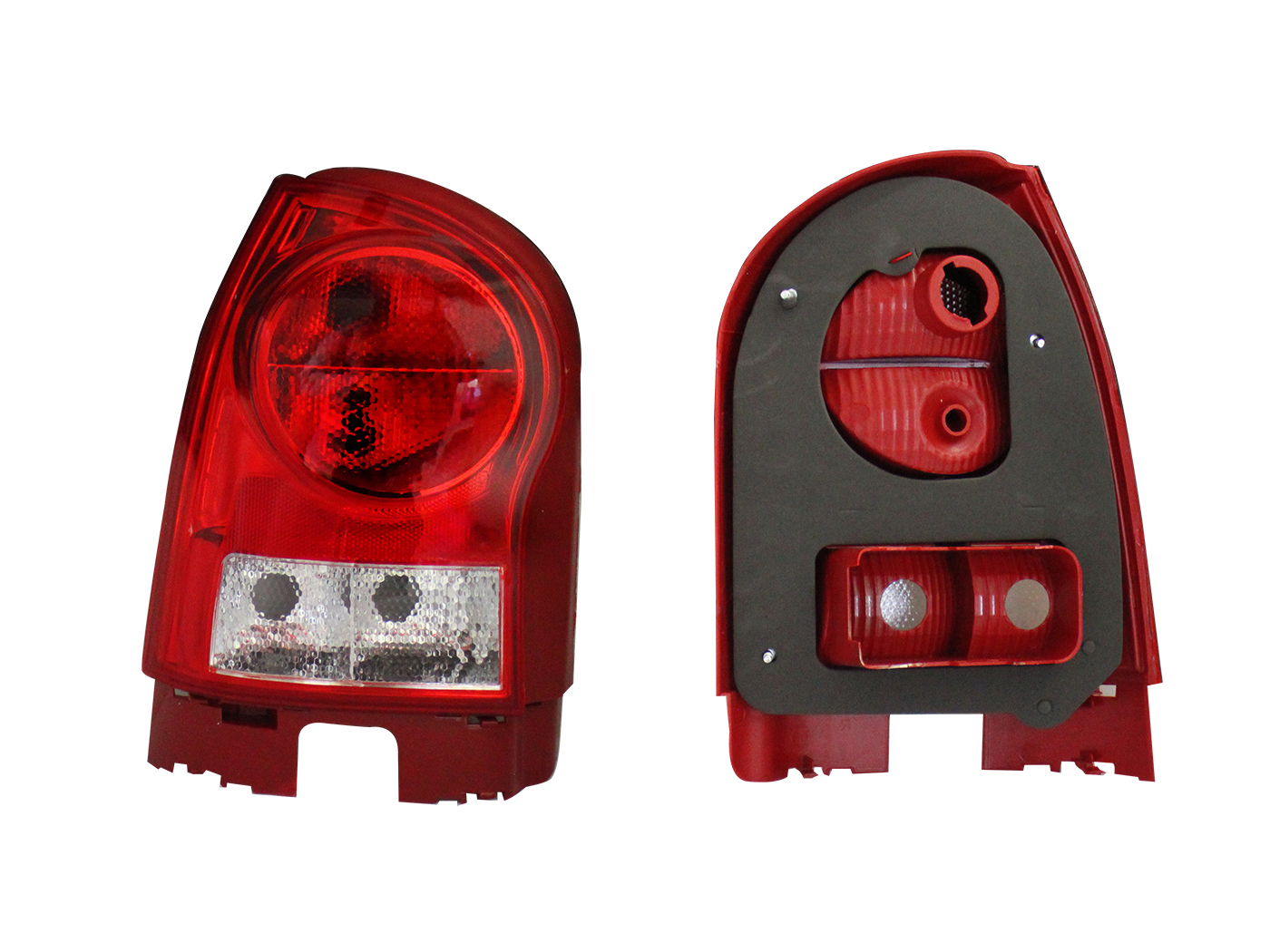 Calavera Izq S/Arnes Clara 5Ptas (Rojo/Blanco) Volkswagen Pointer 2006 2009