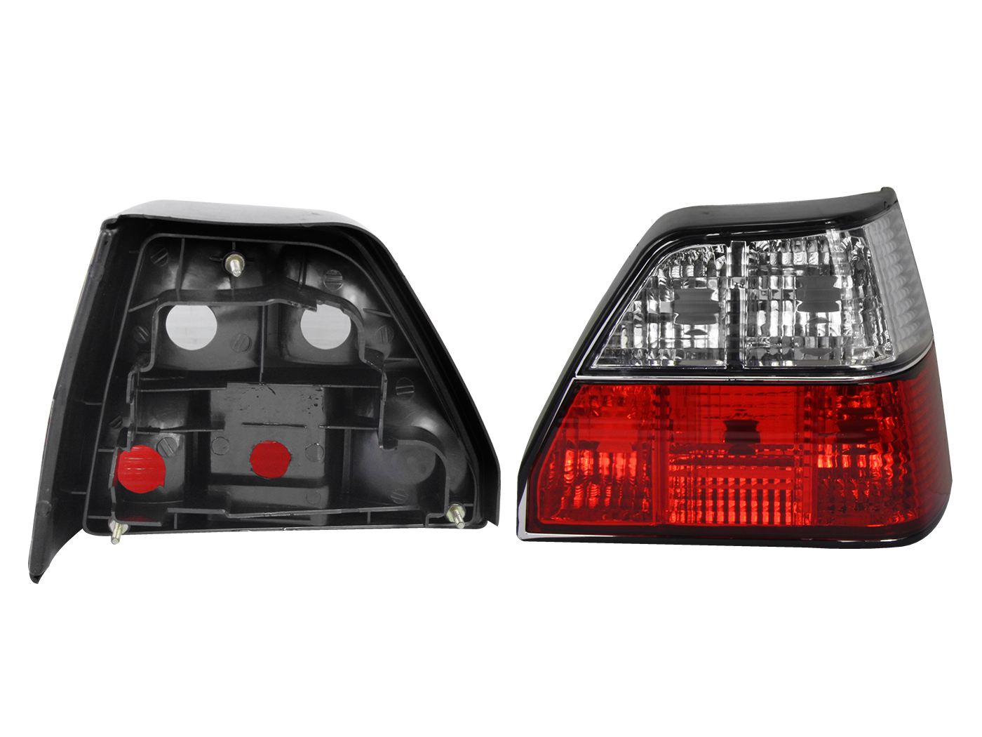 Calavera Der S/Arnes Liso (Blanco/Rojo) Volkswagen Golf A2 1987 1992