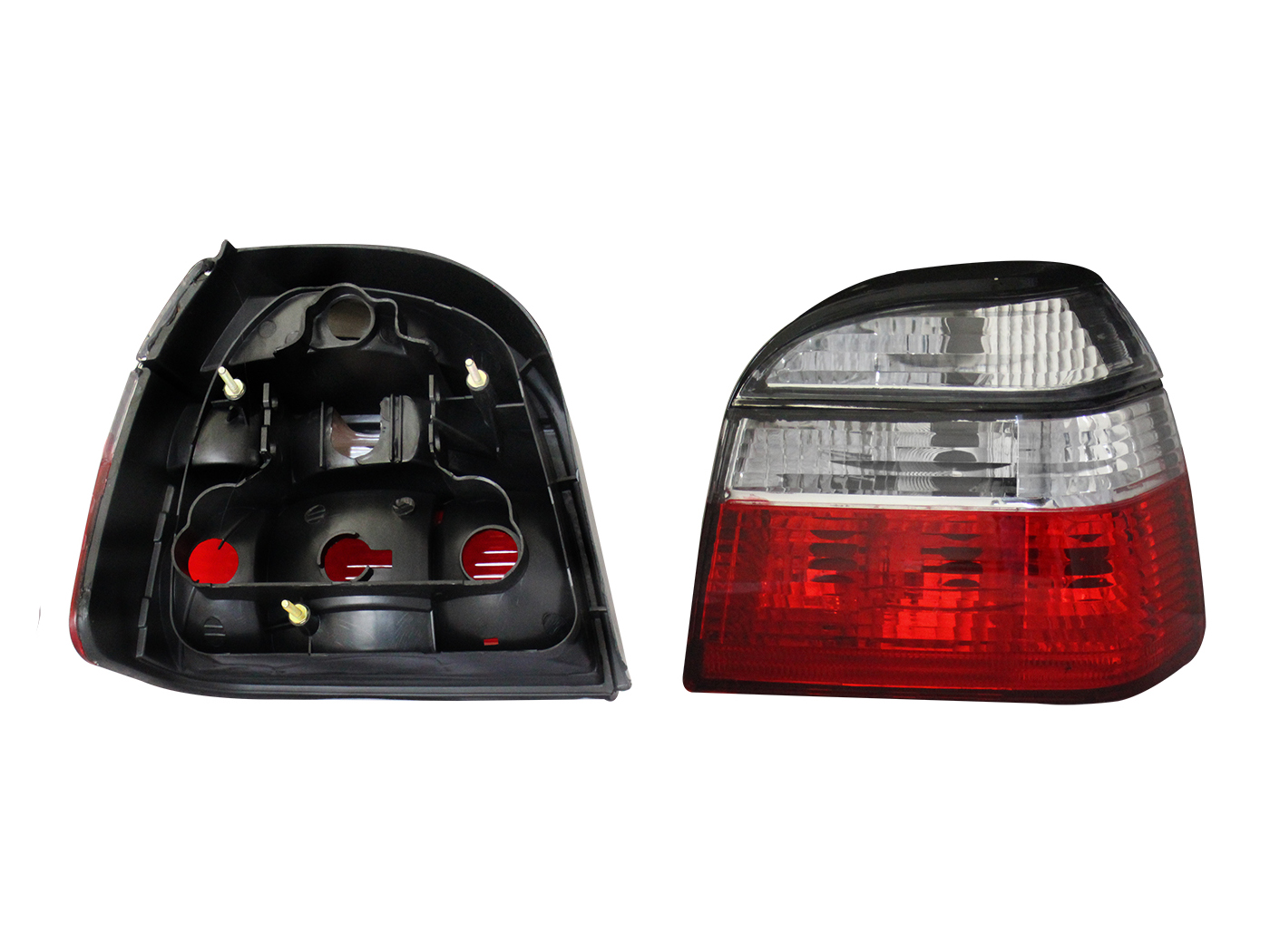 Calavera Der S/Arnes Liso (Blanco/Blanco/Rojo) Volkswagen Golf A3 1993 1998