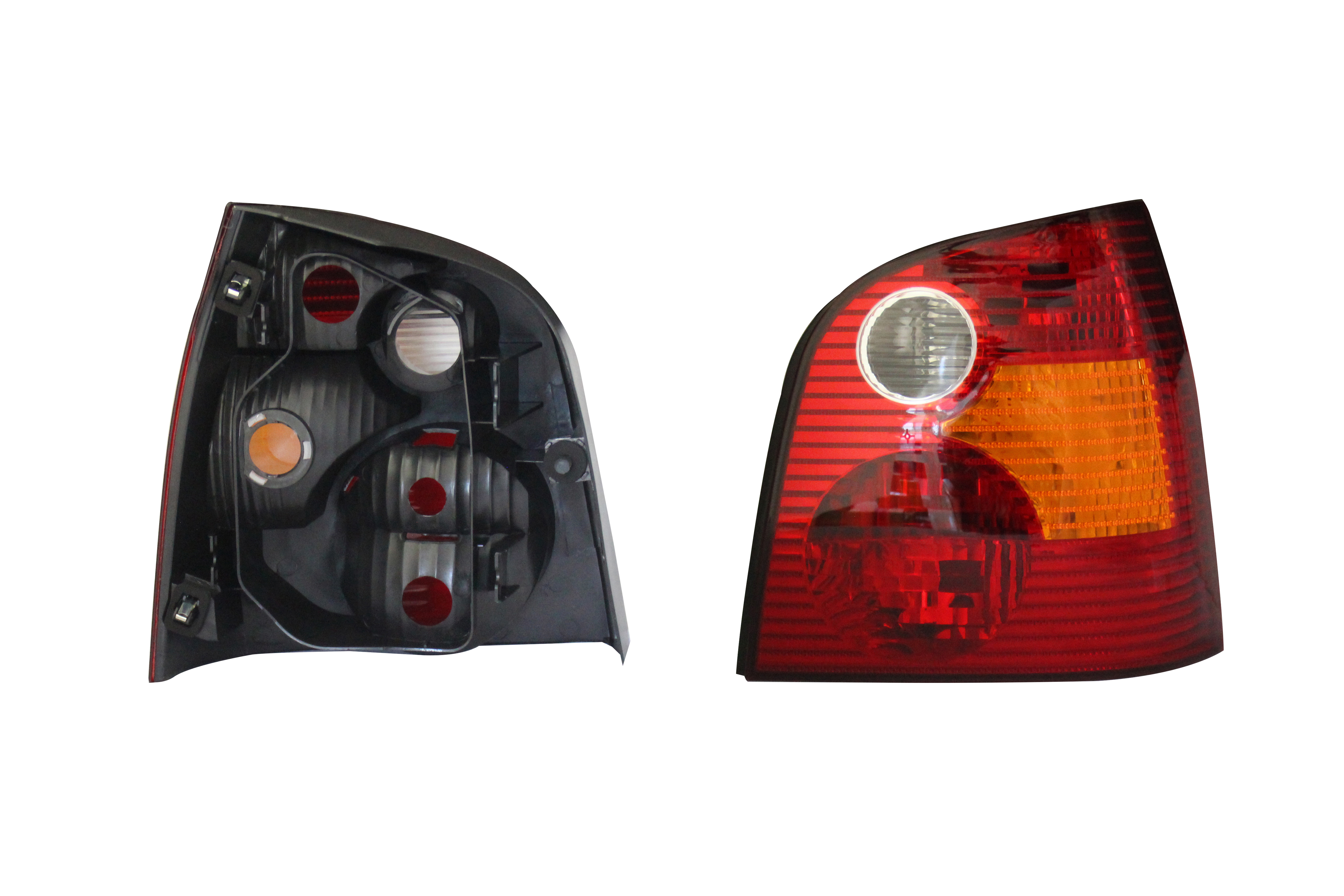 Calavera Der S/Arnes 5Ptas (Rojo/Blanco/Ambar) Volkswagen Polo H-Back 2003 2007