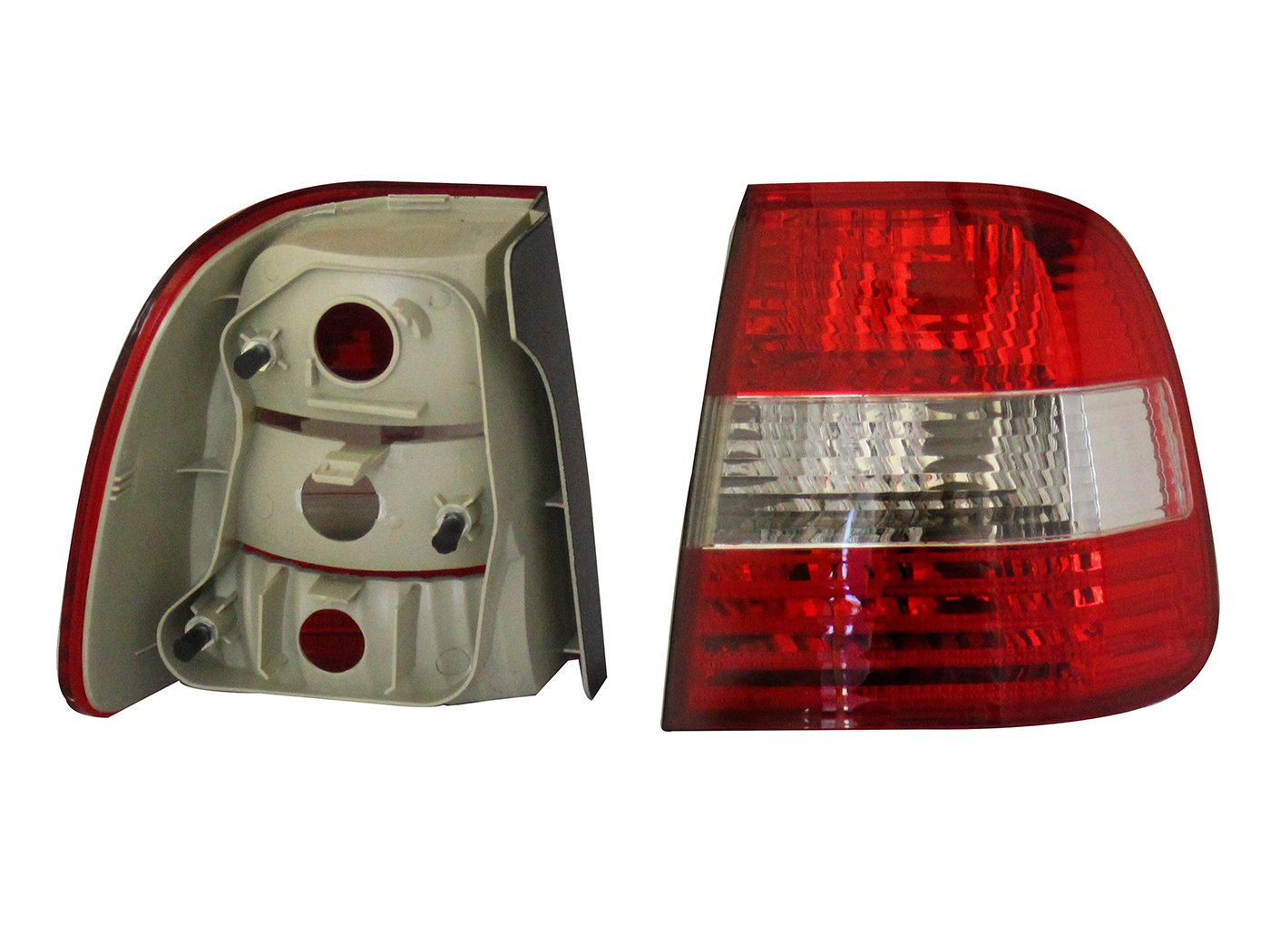 Calavera Der Ext S/Arnes 4Ptas (Rojo/Blanco/Rojo) Volkswagen Polo Sedan 2003 2007