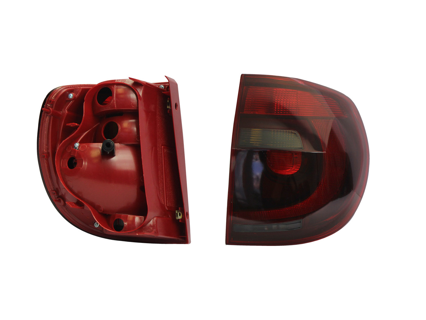 Calavera Der S/Arnes Oscura (Rojo/Humo/Ambar) Volkswagen Crossfox 2010 2015