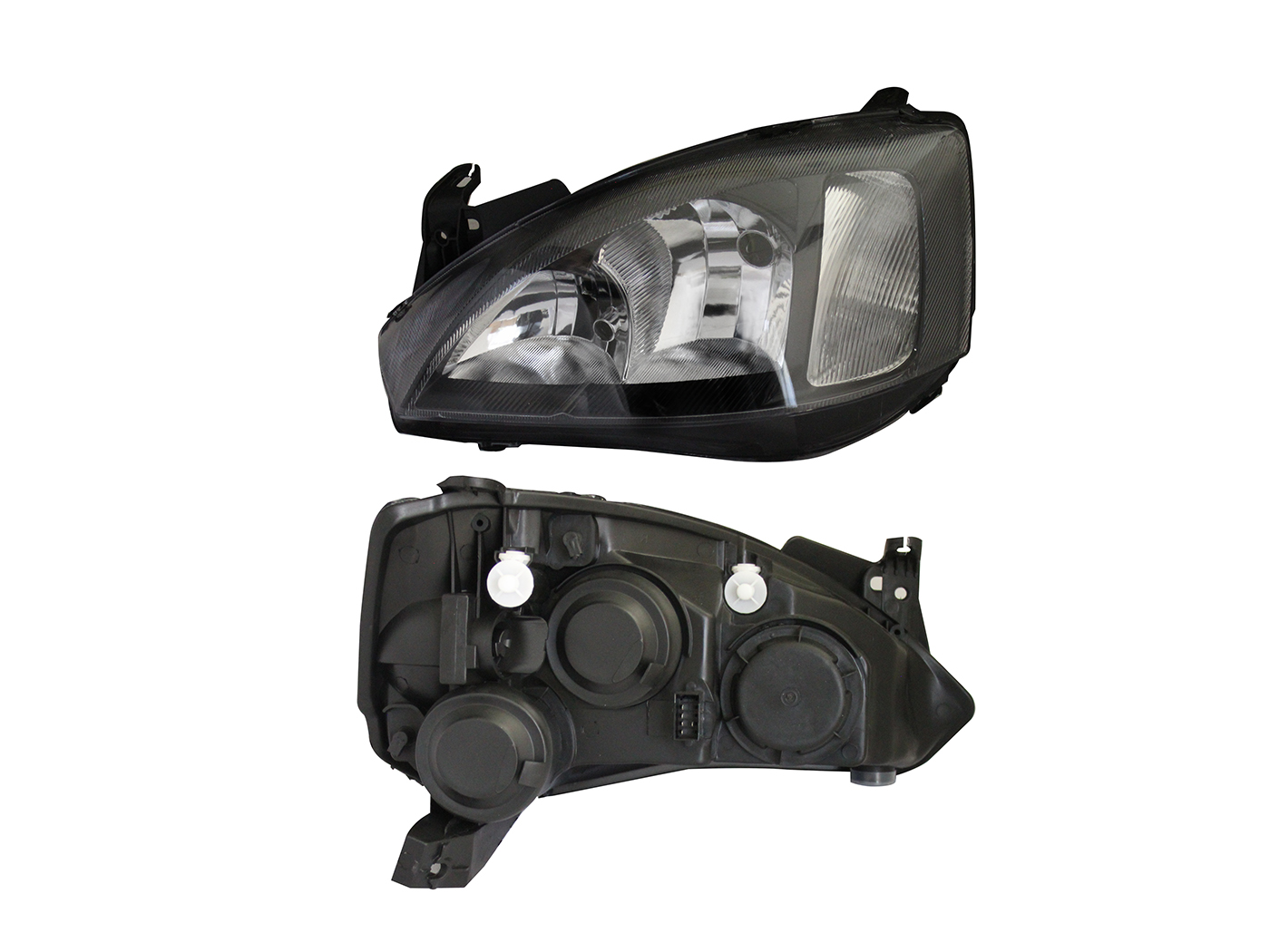 Faro Izq F/Negro Cuarto Rayado (Tornado 04-11) Chevrolet Corsa 2003 2008
