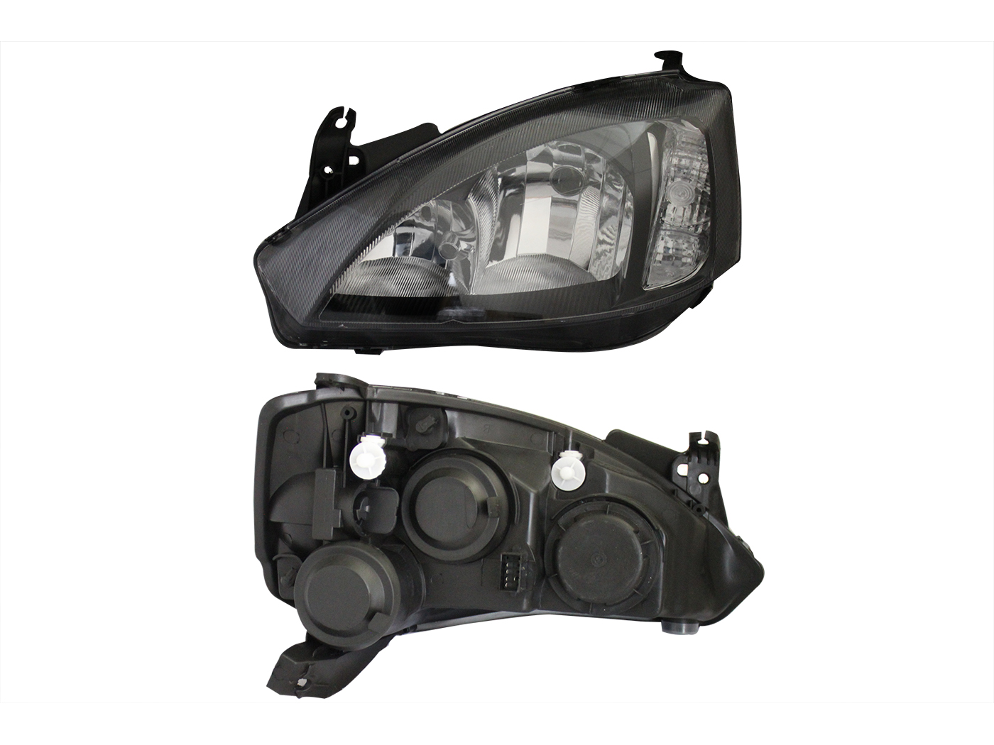 Faro Izq F/Negro Cuarto Liso (Tornado 04-11) Chevrolet Corsa 2003 2008
