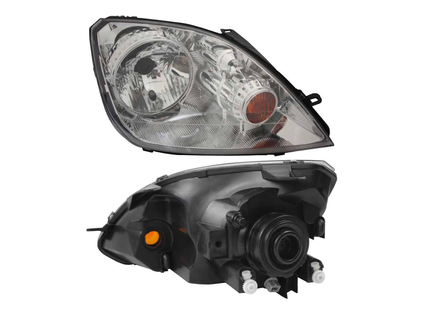 Faro Der Fondo Cromado Ford Fiesta First 2003 2007