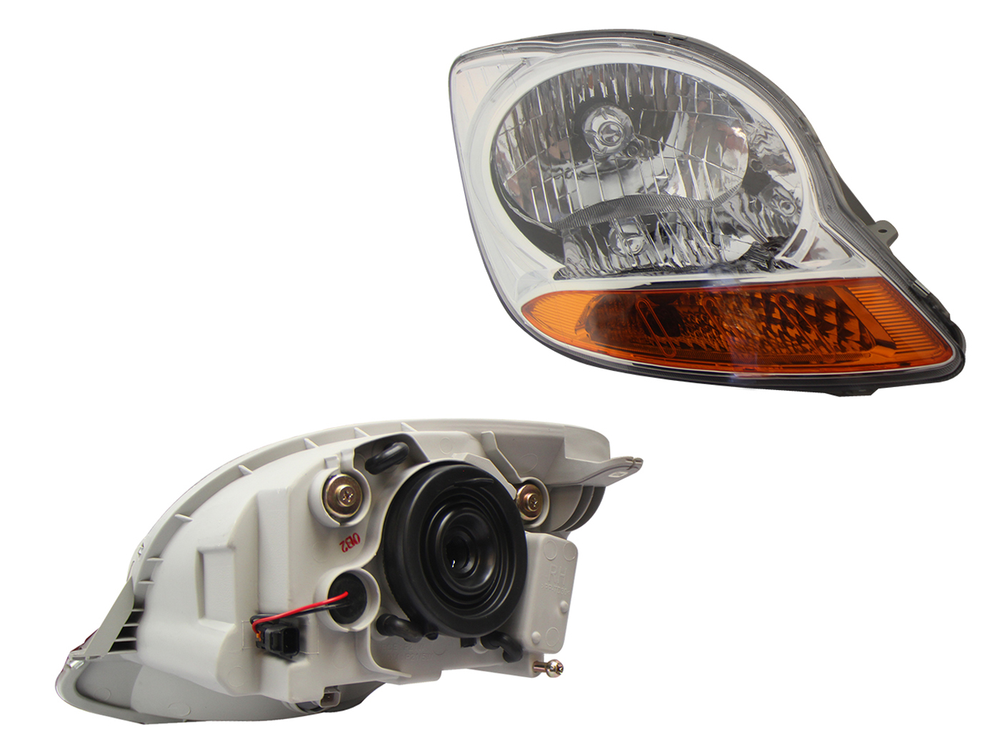 Faro Der F/Cromado C/Cuarto Ambar Chevrolet Matiz G2 2006 2015