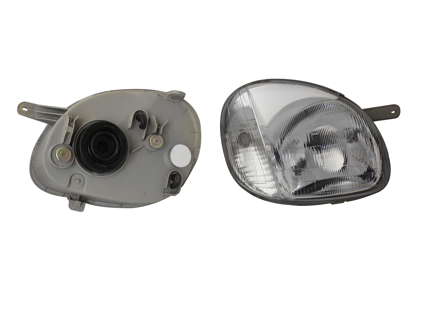 Faro Der F/Cromado Rayado C/Cuarto Blanco Chrysler / Dodge Atos 2000 2001