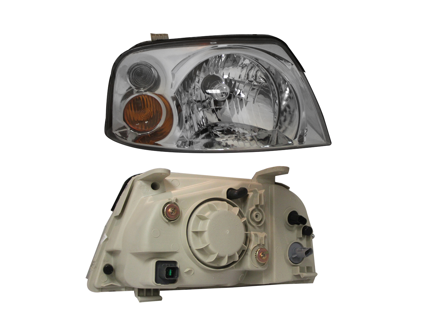 Faro Der F/Cromado C/Cuarto Ambar Chrysler / Dodge Atos 2005 2012