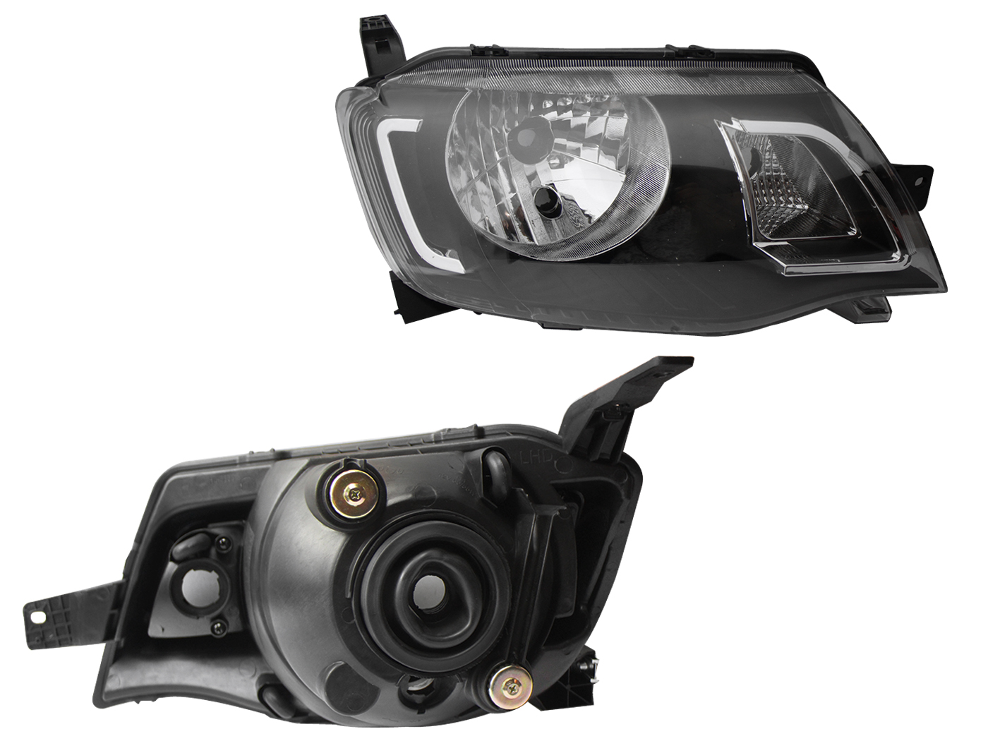 Faro Der Fondo Negro Renault Kwid 2019 2022
