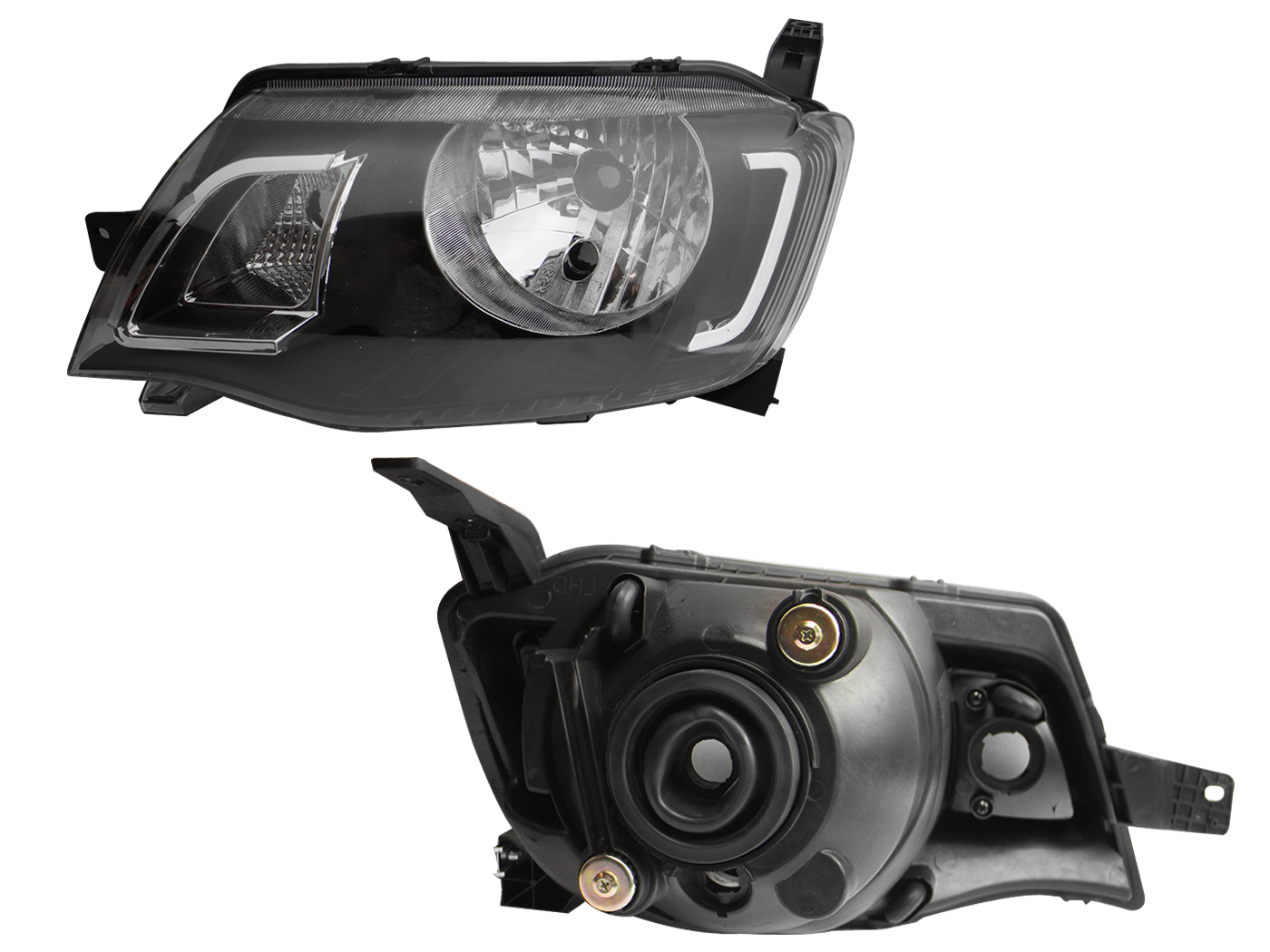 Faro Izq Fondo Negro Renault Kwid 2019 2022