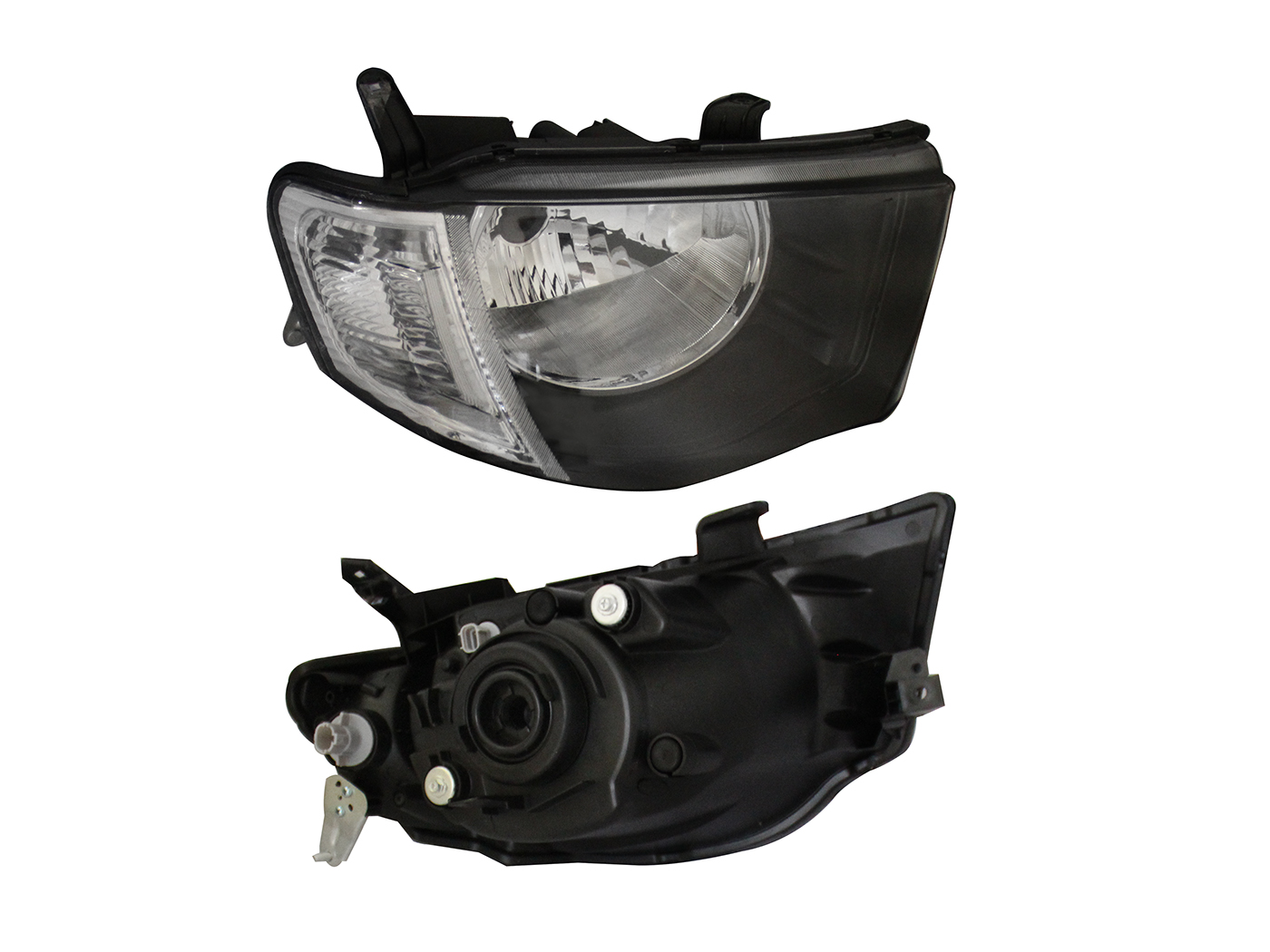 Faro Der F/Cromado C/Cuarto Blanco Mitsubishi L200 2008 2015