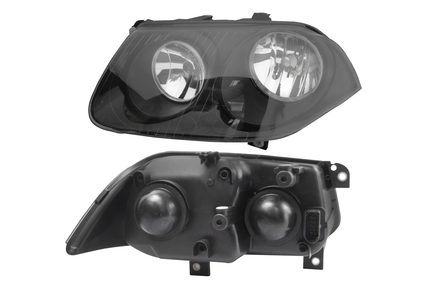 Faro Izq Fondo Negro Volkswagen Jetta Clasico 2008 2015