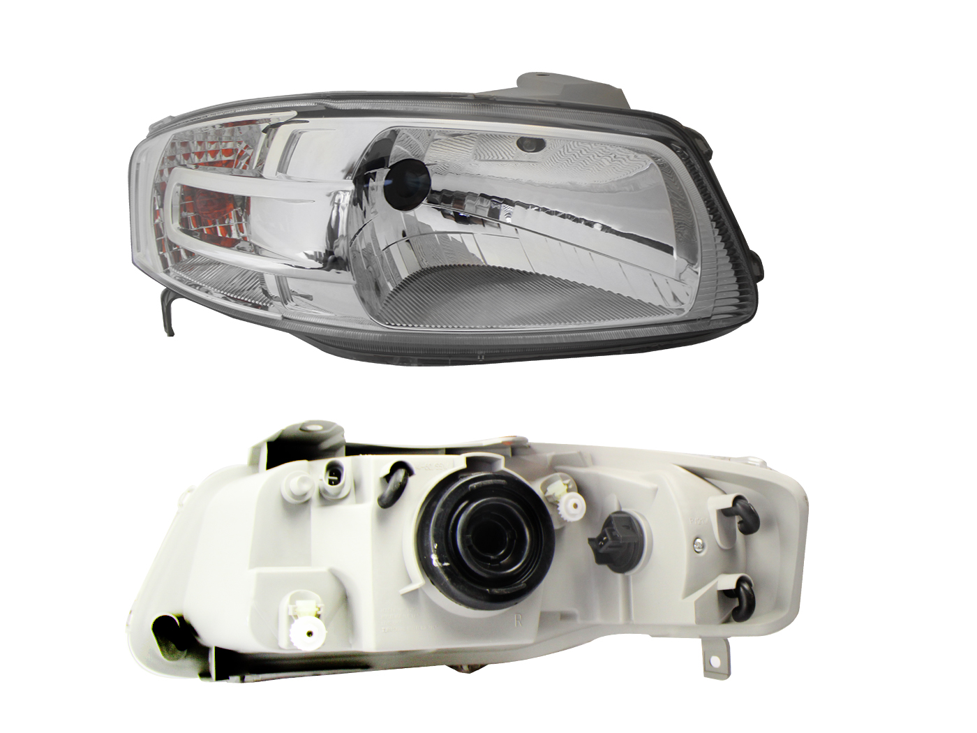 Faro Der Fondo Cromado Volkswagen Pointer 2006 2009