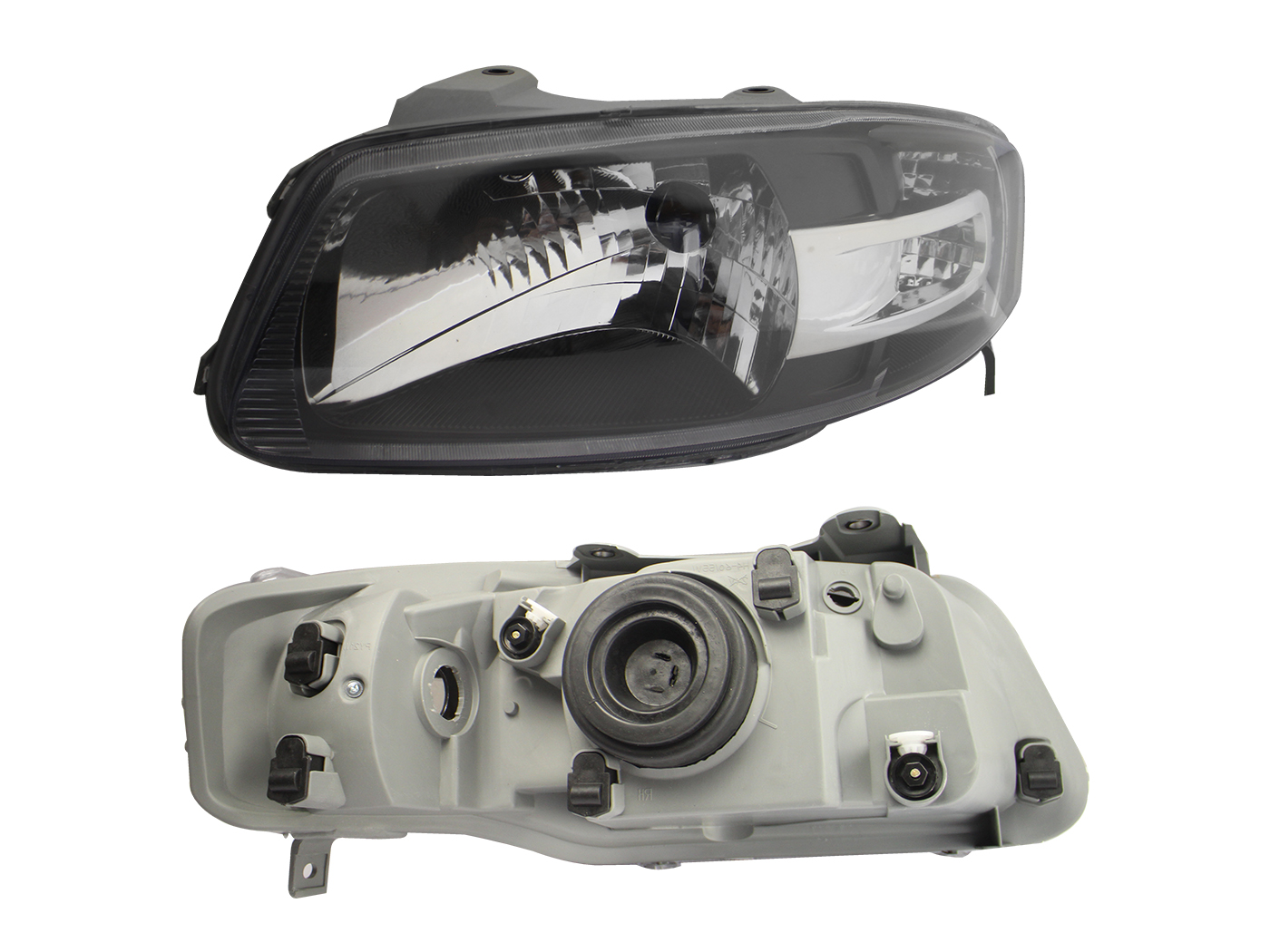 Faro Izq Fondo Negro Volkswagen Pointer Gt 2006 2009