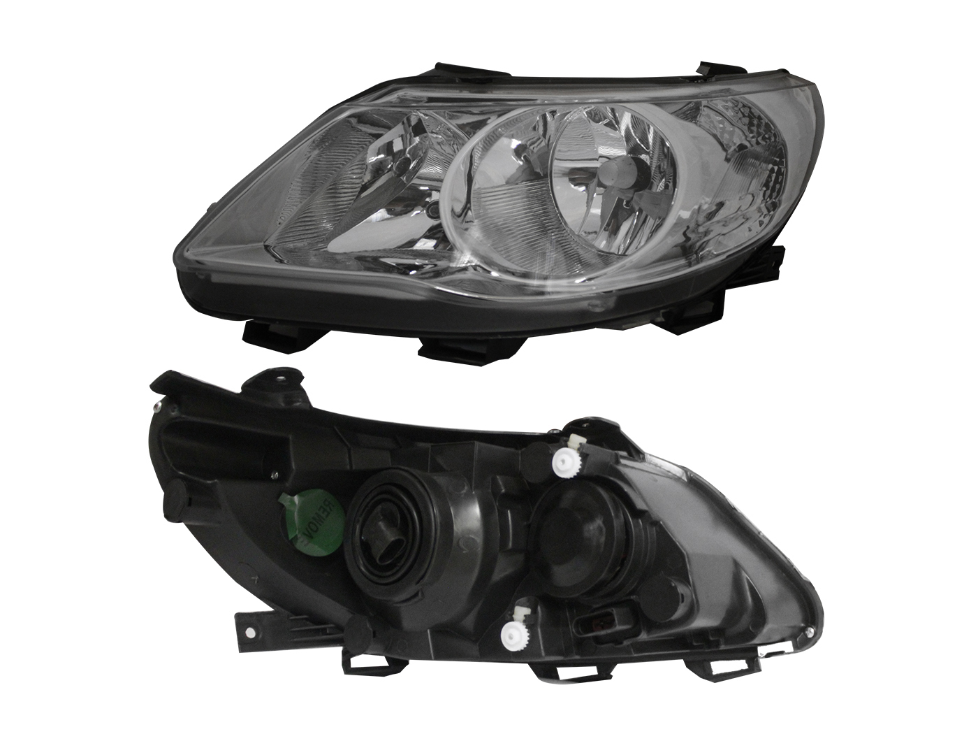 Faro Izq F/Cromado Doble As (Saveiro 10-13) (Sedan/H-Back) Volkswagen Gol 2008 2012