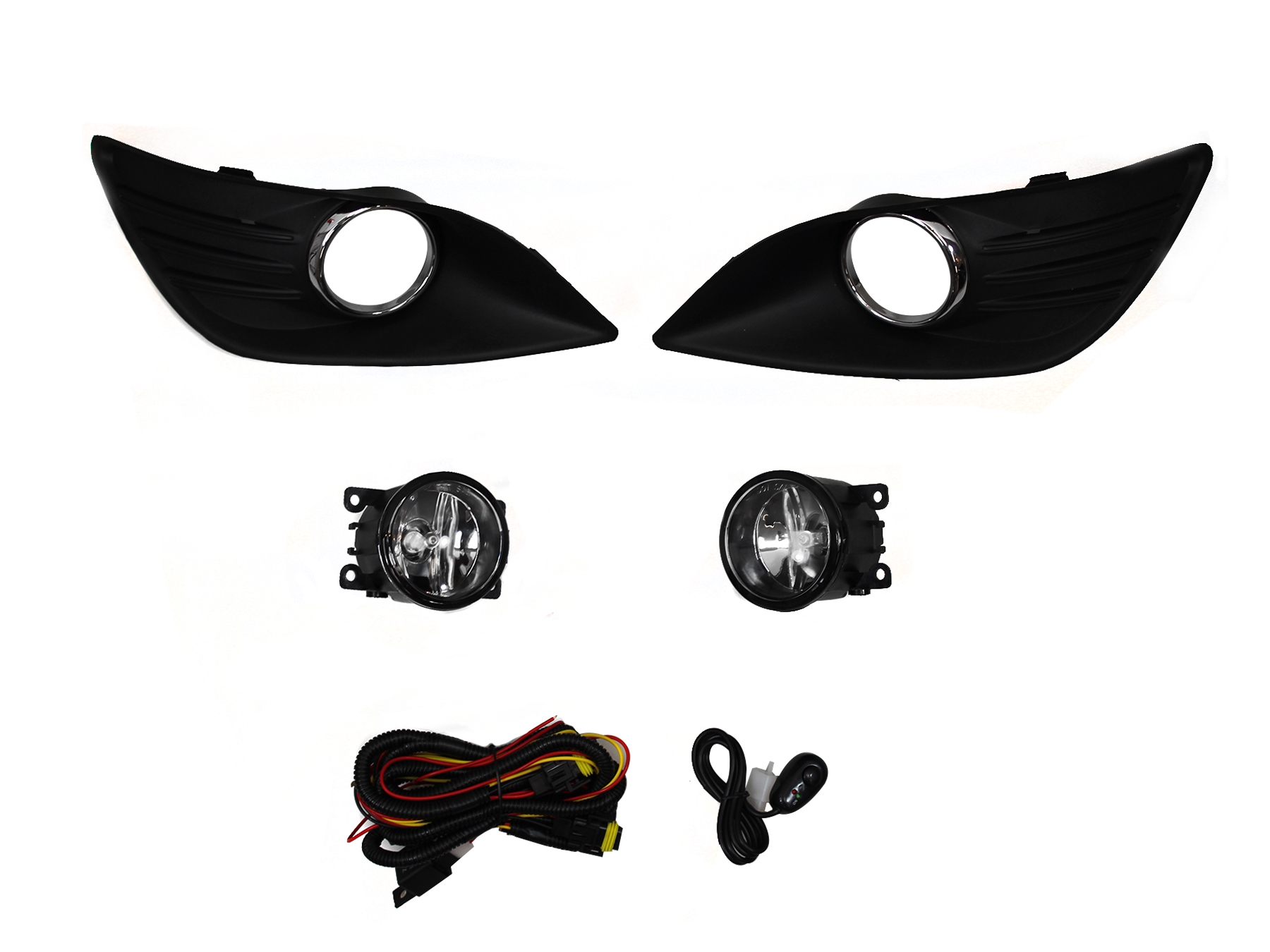Kit Faro Aux C/Cables C/Rejillas Arillo Cromo C/Focos Ford Focus 2009 2011