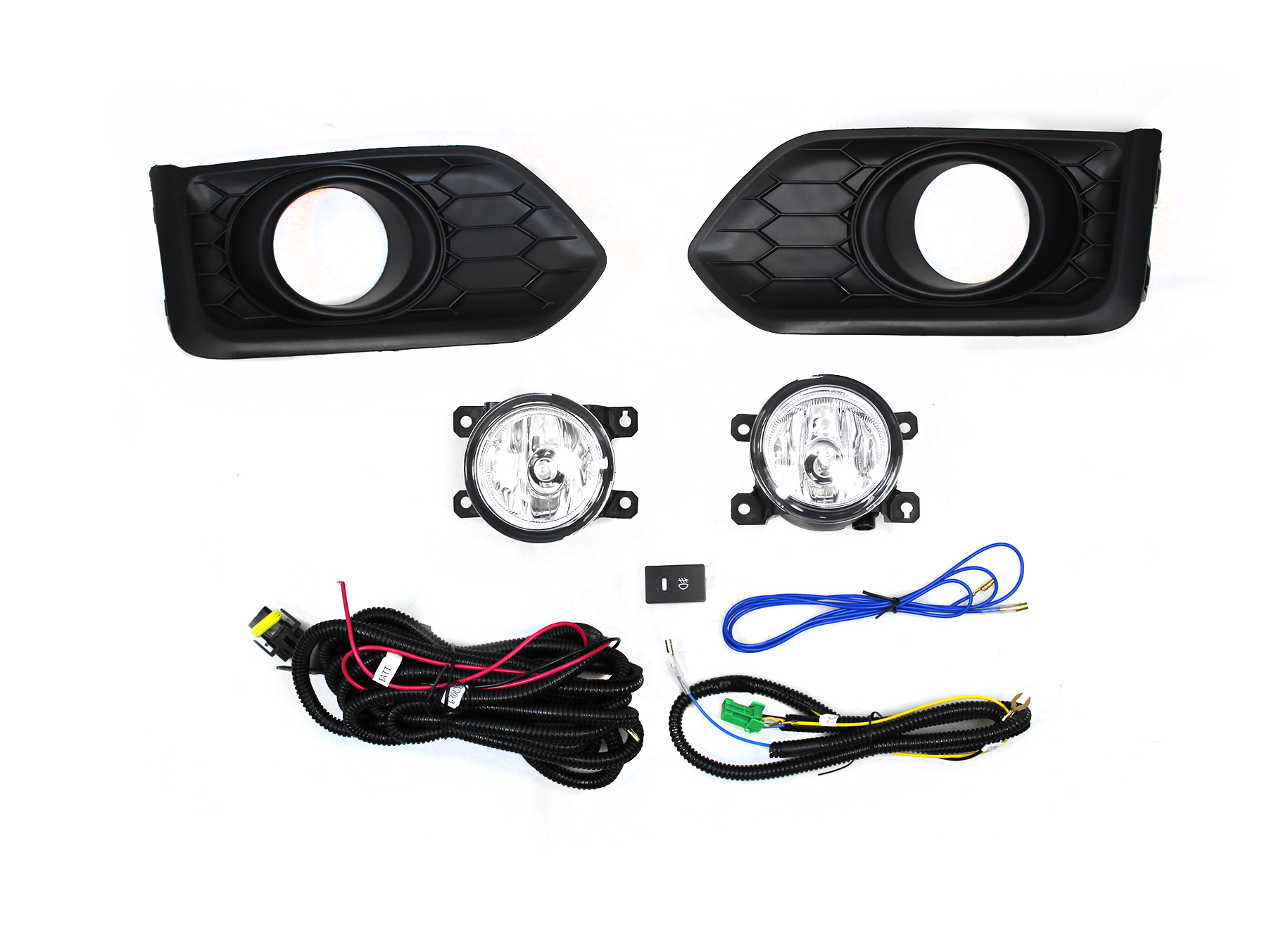 Kit Faro Aux C/Cables C/Rejillas Negras C/Focos Honda City 2018 2020