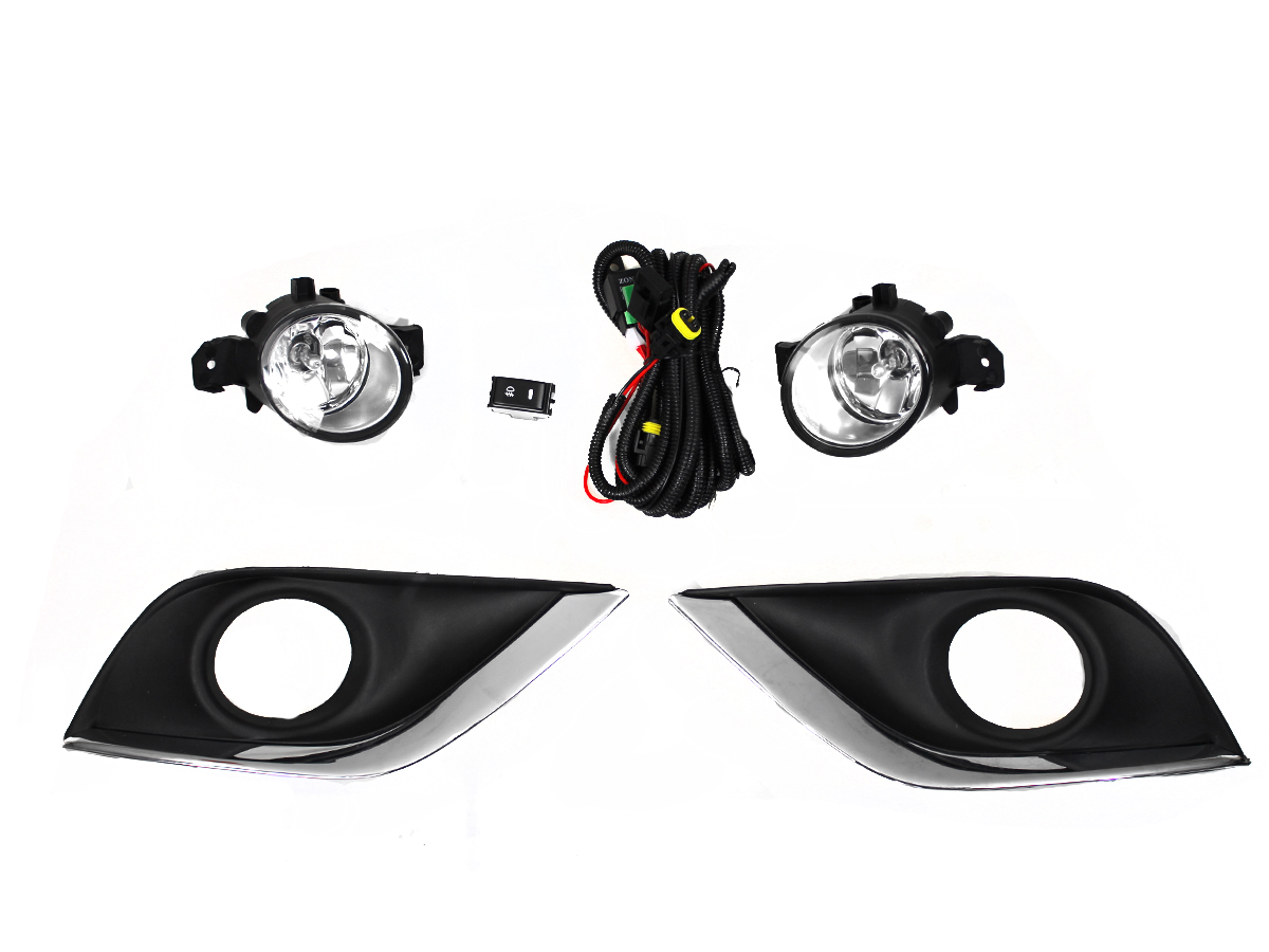 Kit Faro Aux C/Cables C/Rejillas Filo Cromo C/Focos (V-Drive 20-24) Nissan Versa 2015 2019