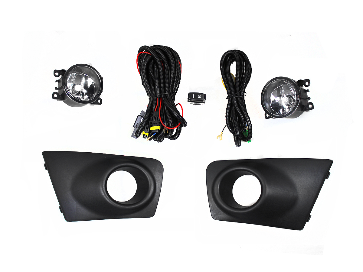 Kit Faro Aux C/Cables C/Rejillas Negras C/Focos Mitsubishi L200 2011 2015